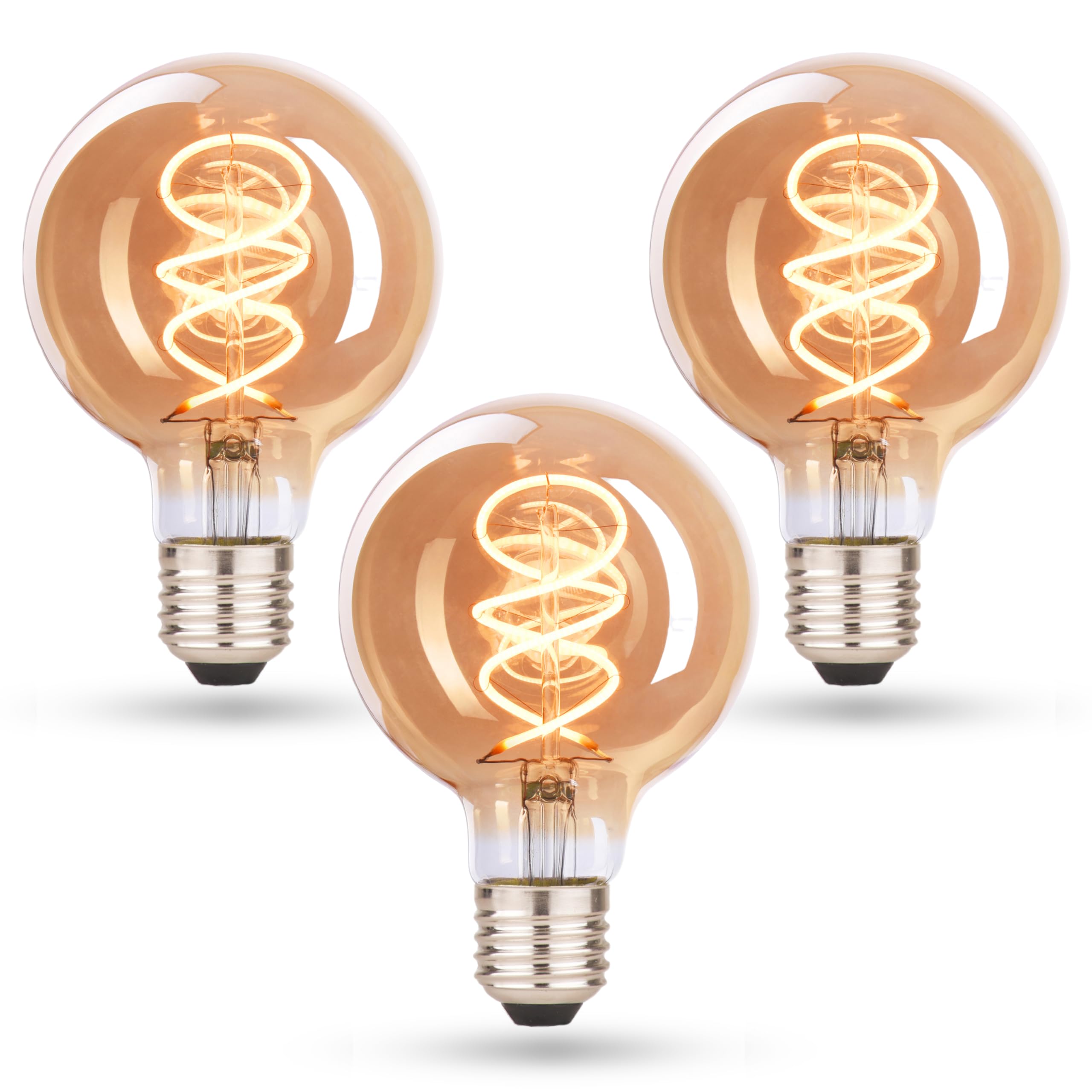Vintage LED Decorative Bulbs E27 38W Eq - Warm White Set of 3-image-7808edf6-aec3-43a4-8001-3843ec646509-94573