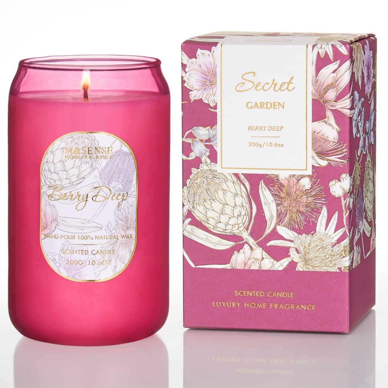 Soy Scented Candle Aromatherapy - Hot Pink 10.6oz-image-614ae9ce-e57c-49cb-9598-cef156178b86-121478