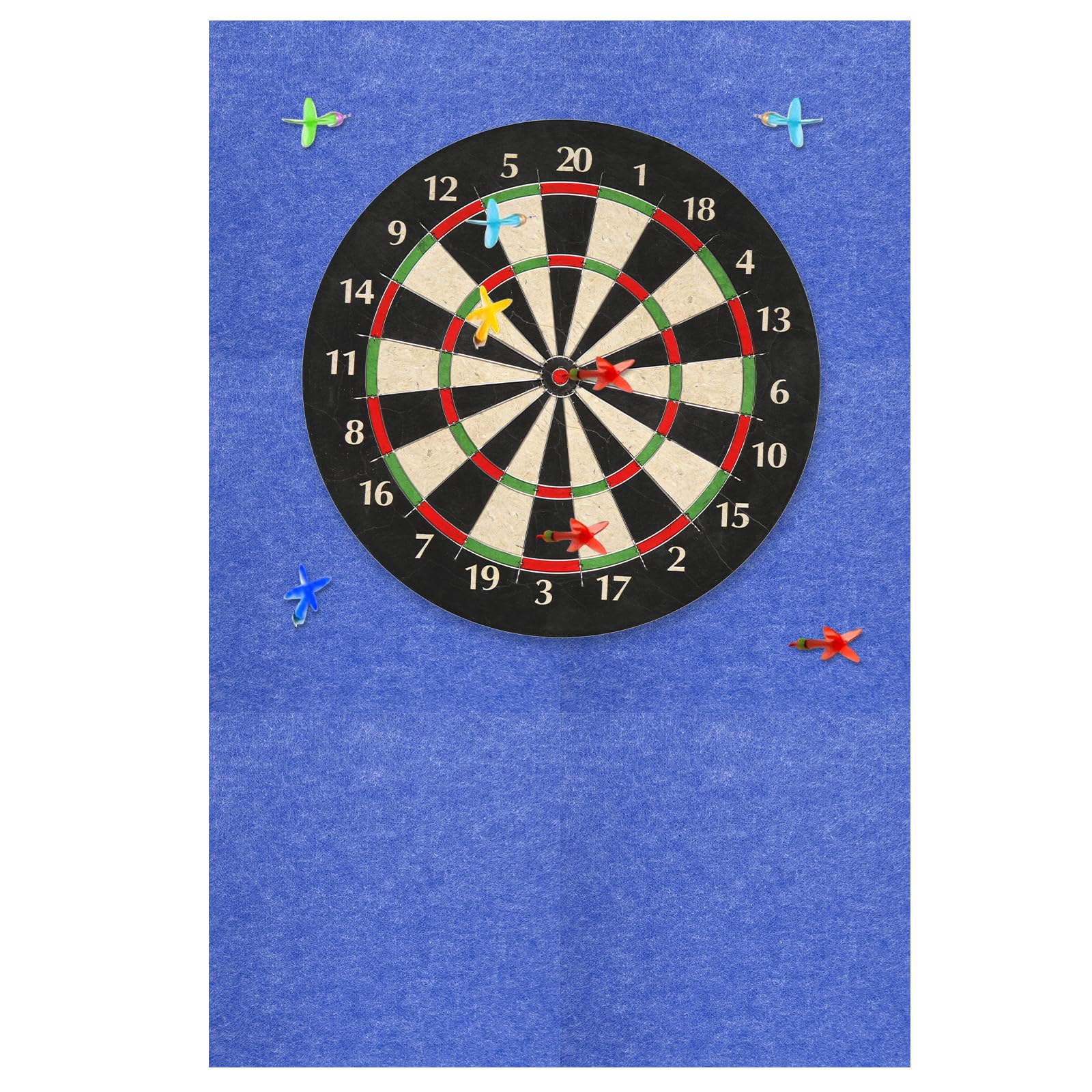 Dart Board Wall Protector Set - Blue One Size-image-792b89fd-87d6-47cb-b1bb-11cbda492efc-116206