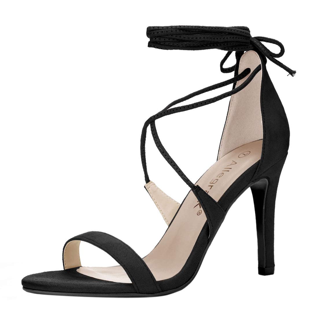 Women's Lace-Up Stiletto Sandals - Black UK 8-image-50baacc9-dfc6-4514-a80a-adc16dc2d3f4-115016