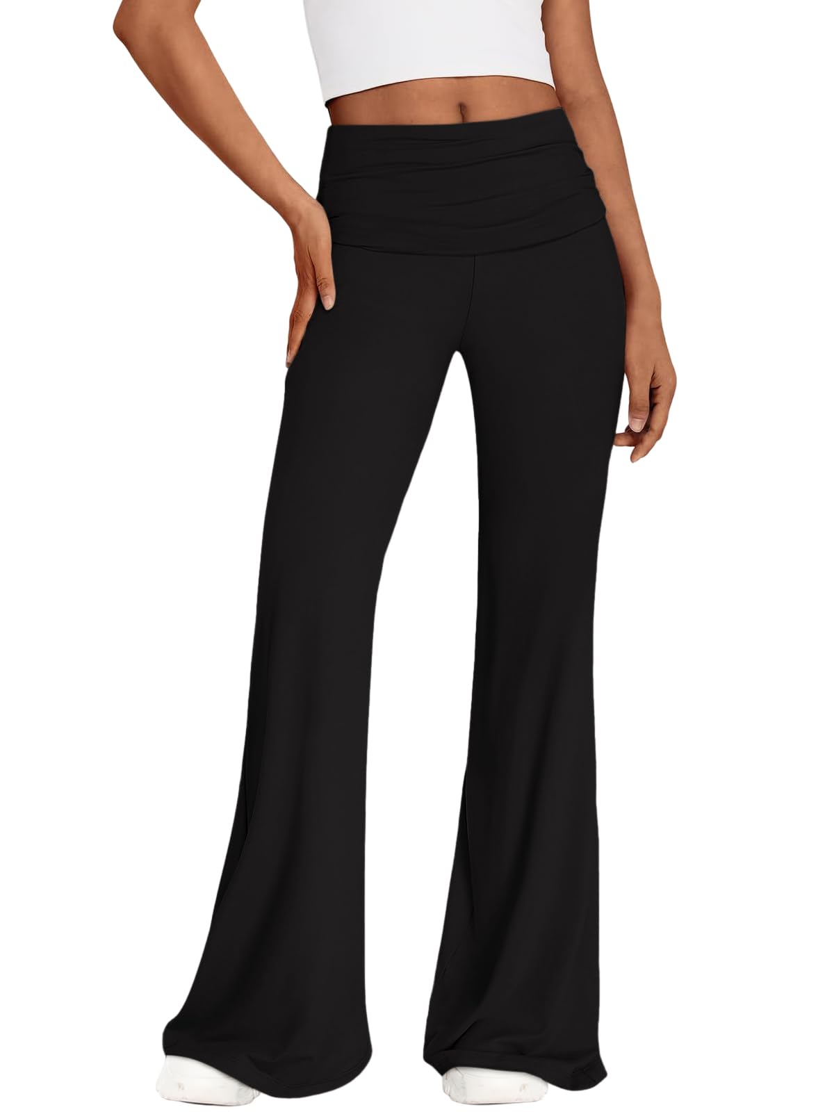 Women's Flared Leggings - Black Size S-image-9464ef2c-fca2-406d-a368-db17eaed1915-92529