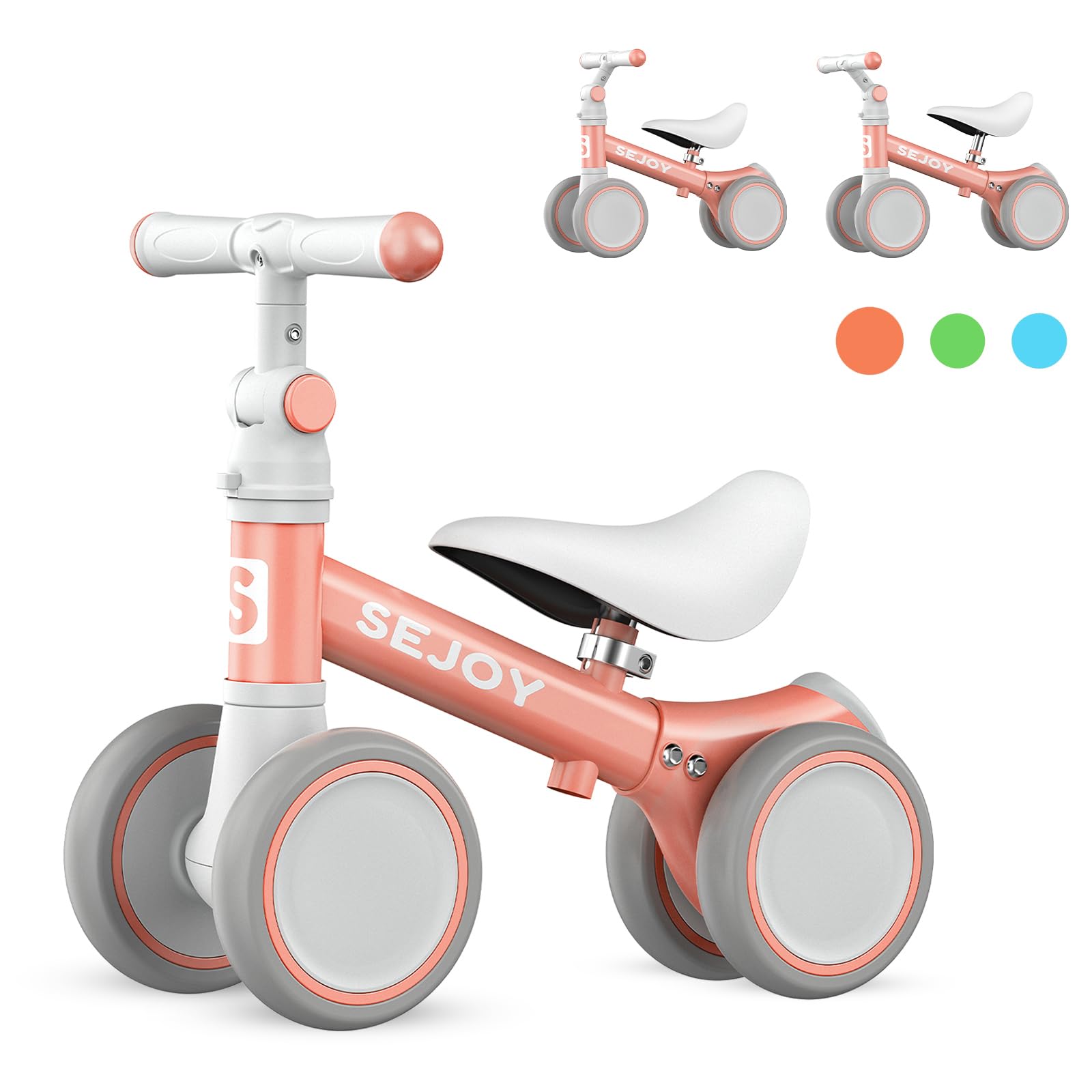 Adjustable Baby Balance Bike - Pink Normal-image-f895c93b-9727-438f-a77f-f6c01646605a-116639