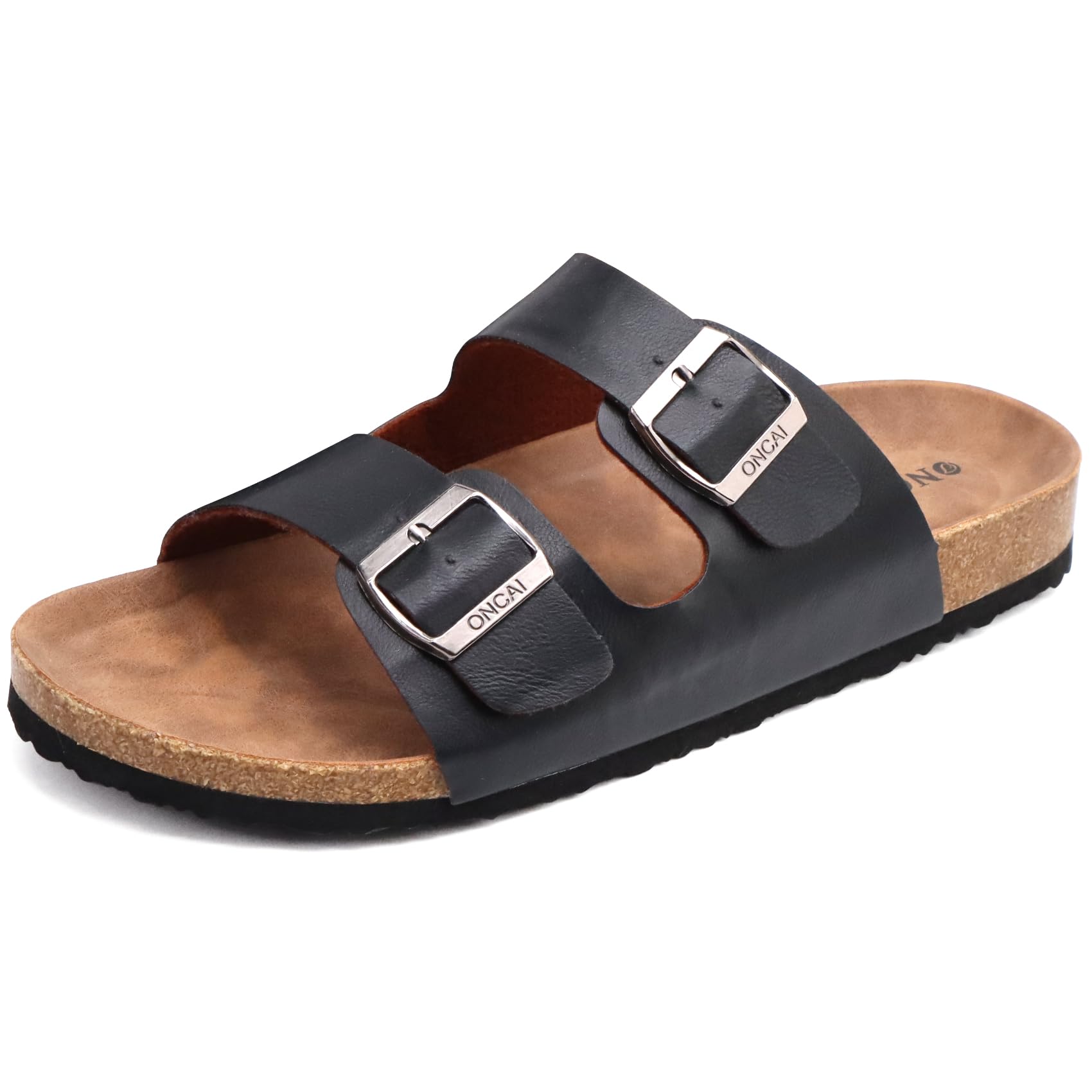Men's Cork Footbed Sandals - Black Size 12-image-2a2ed425-5eab-45ae-94e9-9a2511e56588-80810