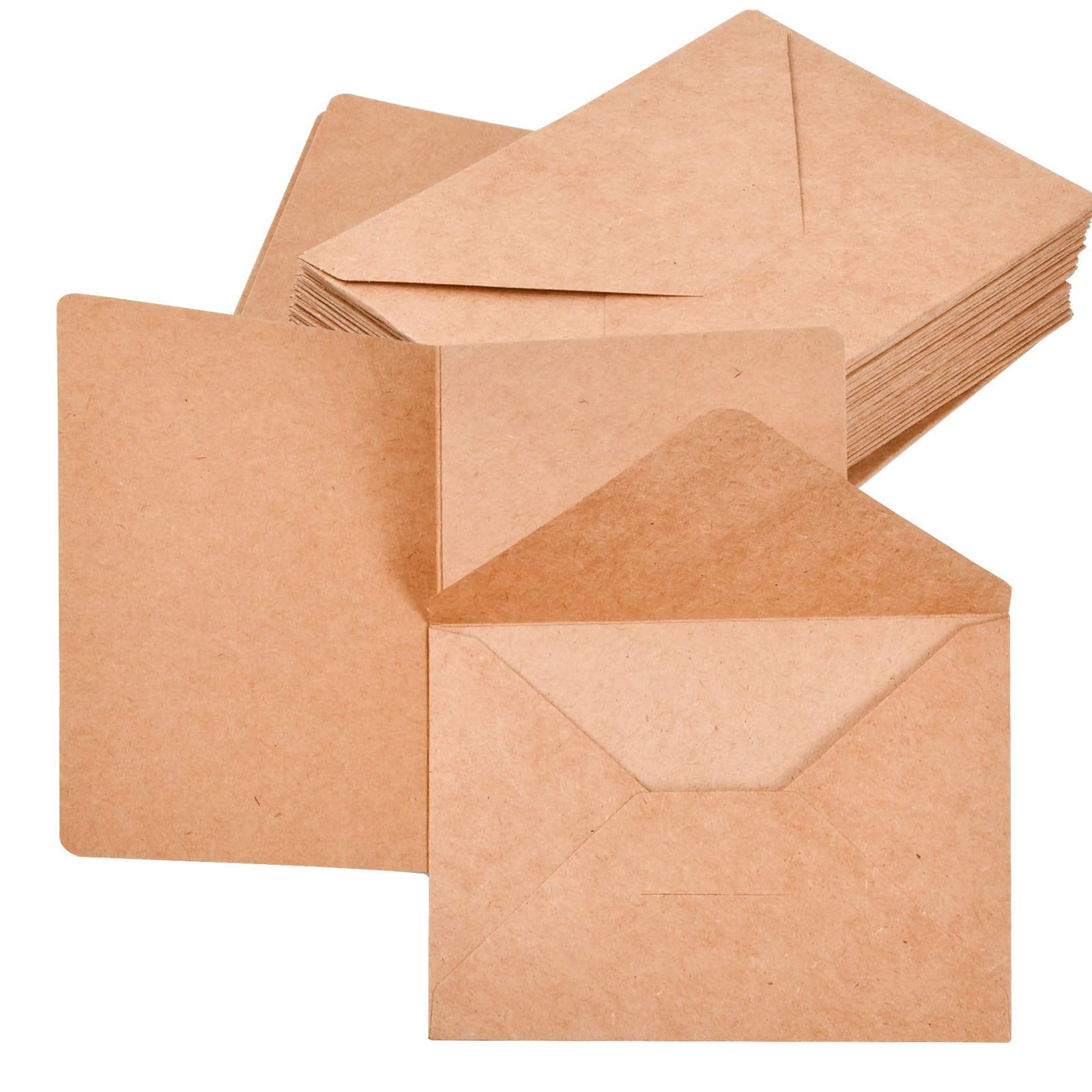 60 Pack Kraft Cards & Envelopes - Blank Brown Paper for DIY Invitations & Greetings, 8.5×11.5cm-image-f161fe29-7d32-4c58-a177-33a4196a9e2d-68085