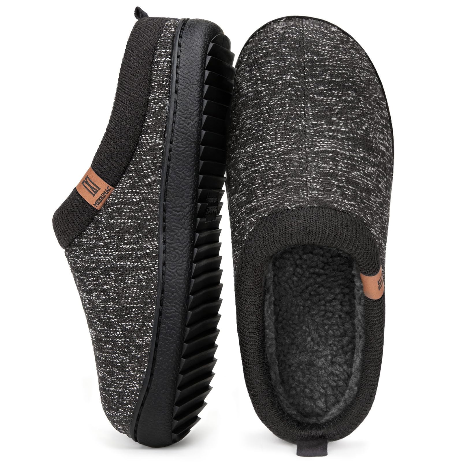 Men's Slip-On Slippers Memory Foam - Grey UK 13-image-f6e43eea-93d4-4be5-8f5b-96d581905fd4-112301