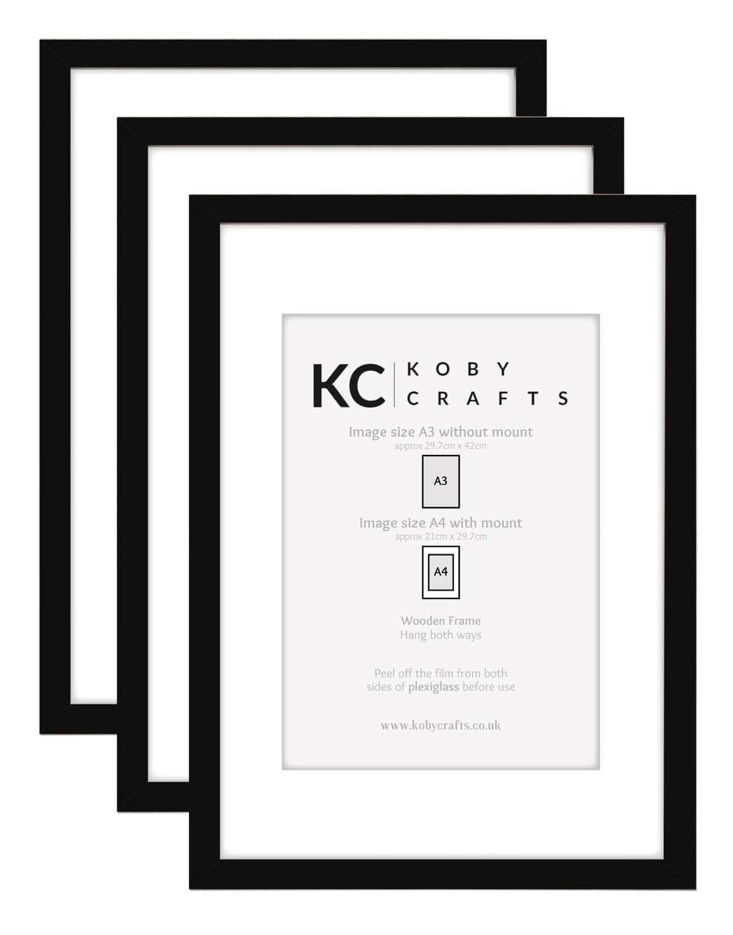 Sleek 6 Pack Black Wooden Picture Frames for 6x4 Inch Photos-image-c464124f-bab8-49d5-b4ab-5ea48a12aaf2-54796