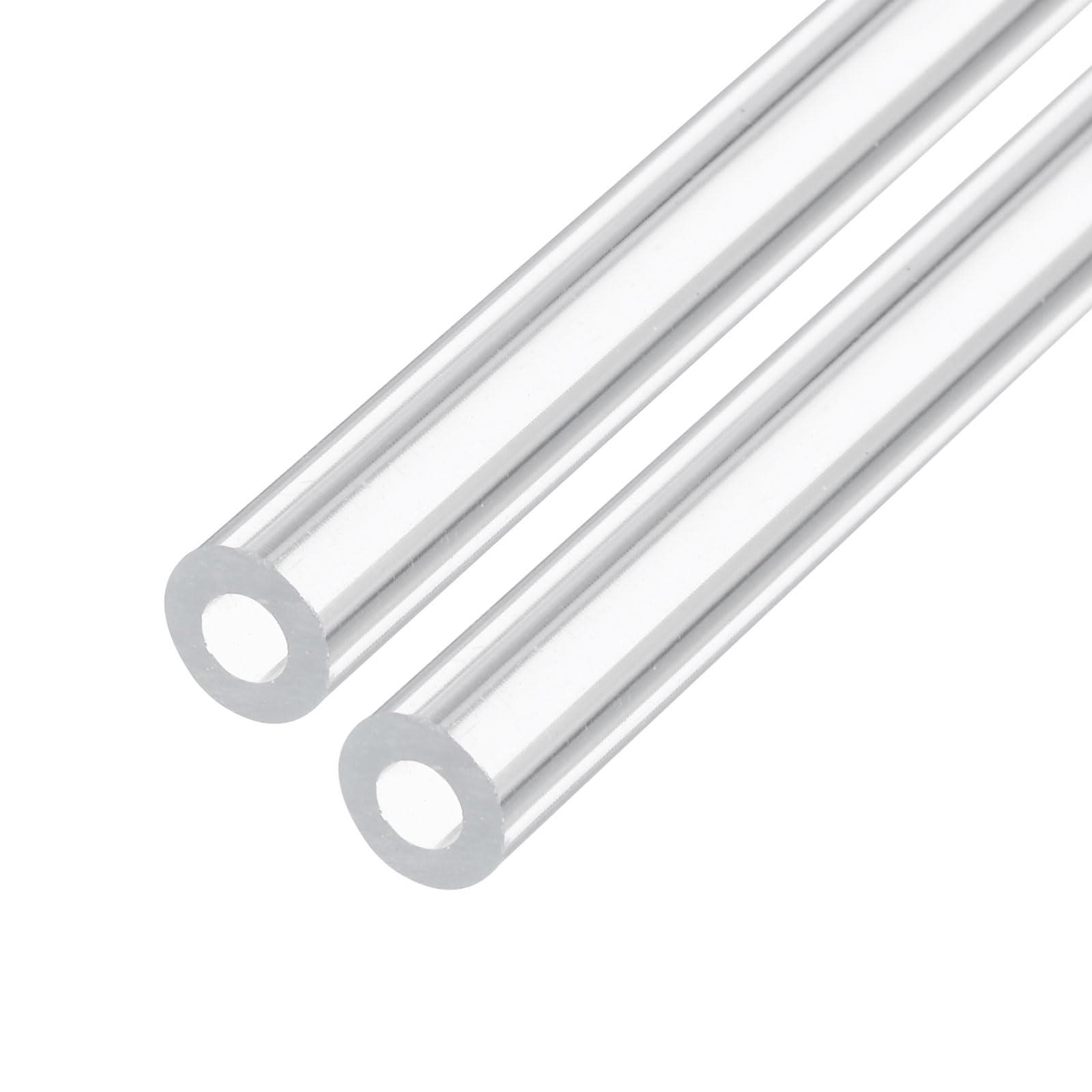 12" Clear Acrylic Rigid Pipe 76mm x 80mm for Plumbing, Aquariums & DIY Projects - 2 Pack-image-f159f45d-9468-43dc-806f-bac166623c31-60270