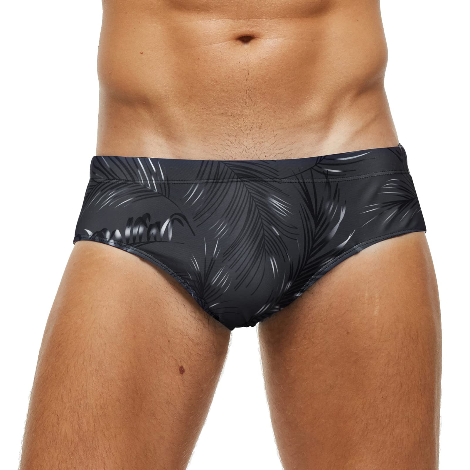 FEOYA Mens Swim Briefs - Swimming Trunks Briefs - Low Waist Elastic #6-image-dfb8667a-2db6-4b2a-b0cf-4a742a58f549-63507