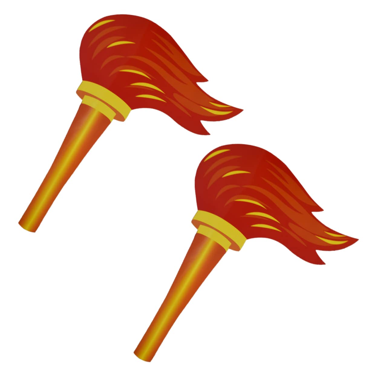 FOYTOKI Paper Sports Competition Realistic Simulation Torch Props 2Pcs-image-4f0194d0-6127-4f52-9712-c64c14a93496-35530