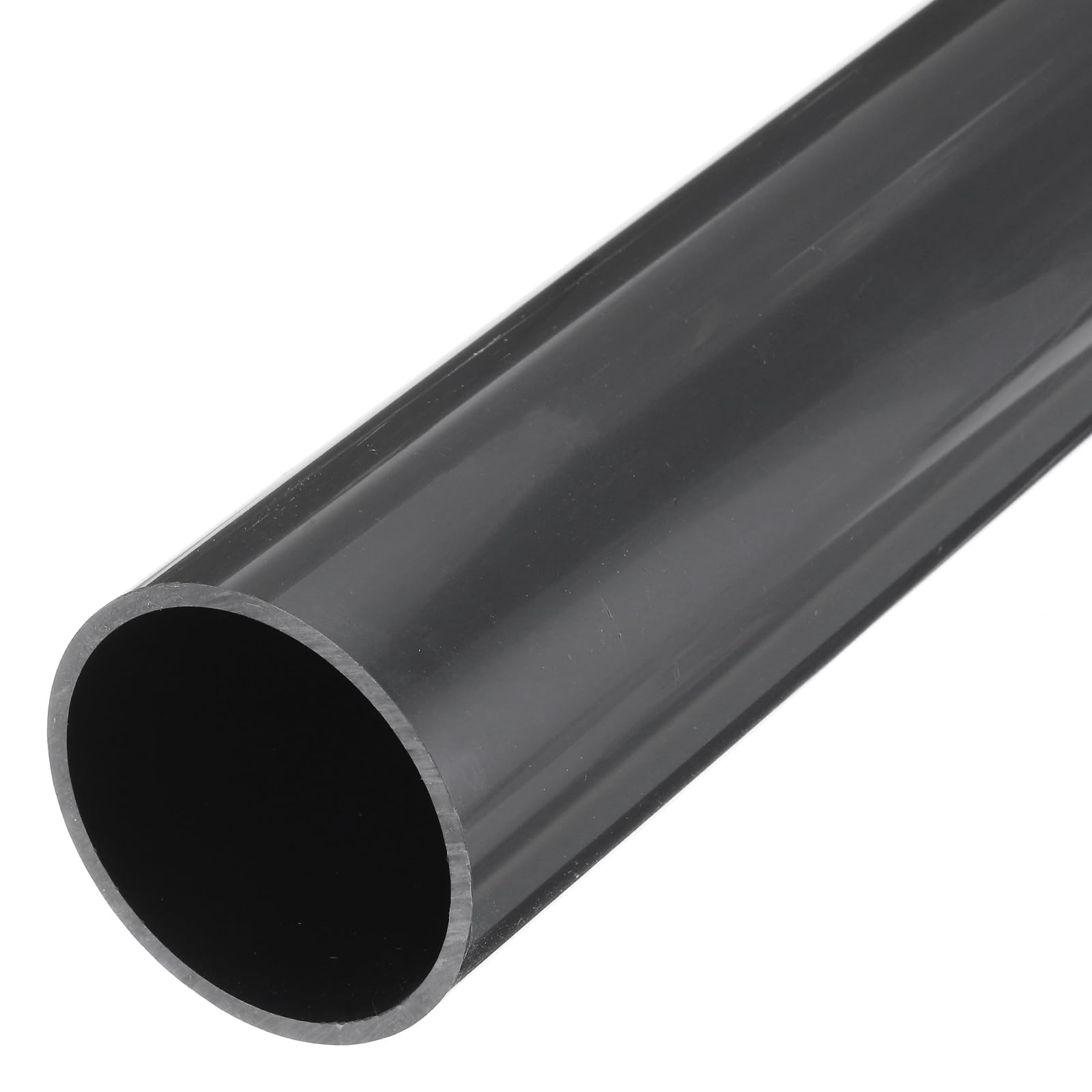 PVC Rigid Round Pipe 2.5 Inch - Dark Grey 57mm x 63mm-image-e6d67a6a-b967-469c-a705-f19dd71f1cfb-110740