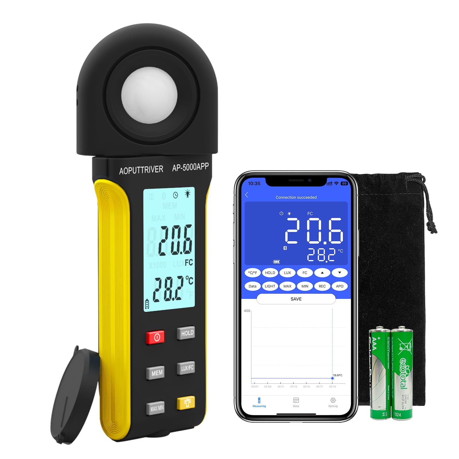 Digital Lux Light Meter APP Control - 5000APP-image-a9cc90ac-24d0-4ef5-b03d-6c35eb4c3871-105761