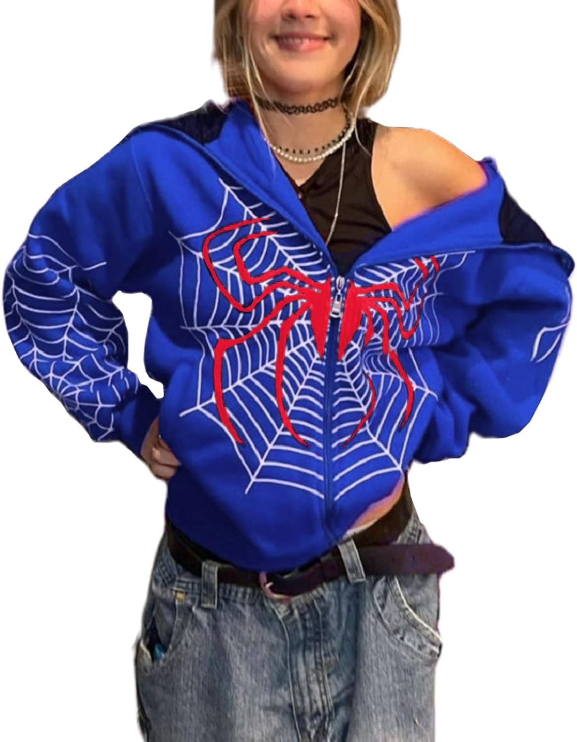 Women's Gothic Zip Hoodie - A-Blue XL-image-f320d14a-9118-4cea-b6a5-74464341c676-105347