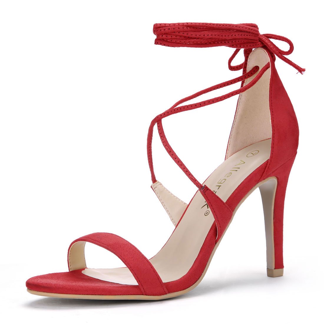 Women's Lace-Up Stiletto Sandals - Red UK 8-image-f1e282c9-b6d8-48b3-8fea-d10ef4f6dd9d-112131