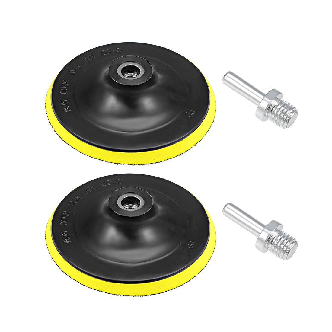 sourcing map Hook and Loop Pad Sanding Polishing 6" Backing M14 2pcs-image-b551bf38-028d-4c9f-ba67-11bc466ee602-62308