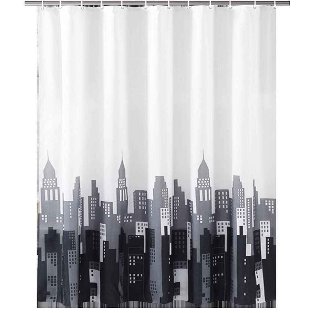 Shower Curtain Waterproof - City 280 x 200cm-image-ebe291a0-03cf-46f9-89f8-c2614bf1e45c-119259