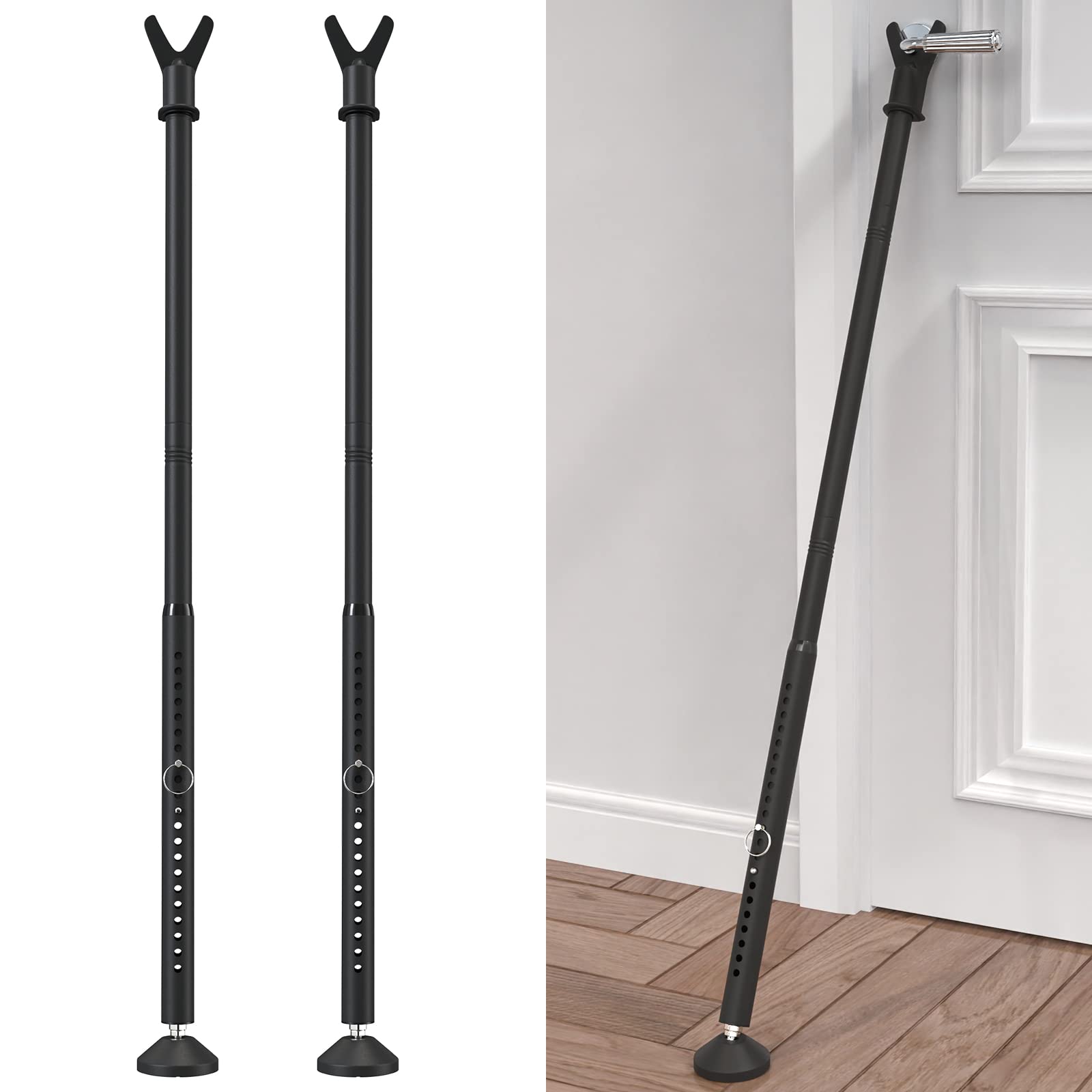 Adjustable Door Security Bar 2 Pack - Frosted Black 1.2m-image-fb742845-b60f-45f1-ba2e-13700d537a44-121758