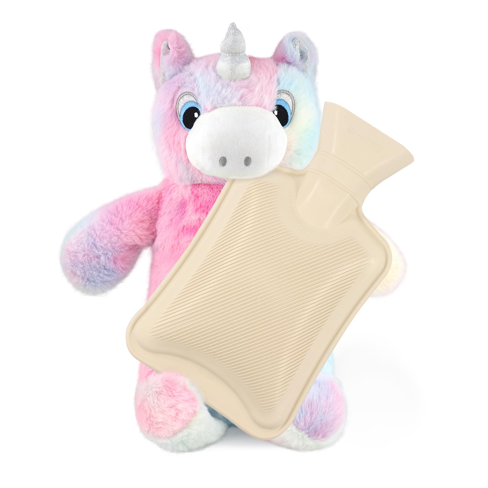 Kids 1L Hot Water Bottle with 3D Unicorn Cover for Girls - Warm Pain Relief & Comfort-image-2edda2fa-7f97-4695-9ebb-02f3cc49c114-52890