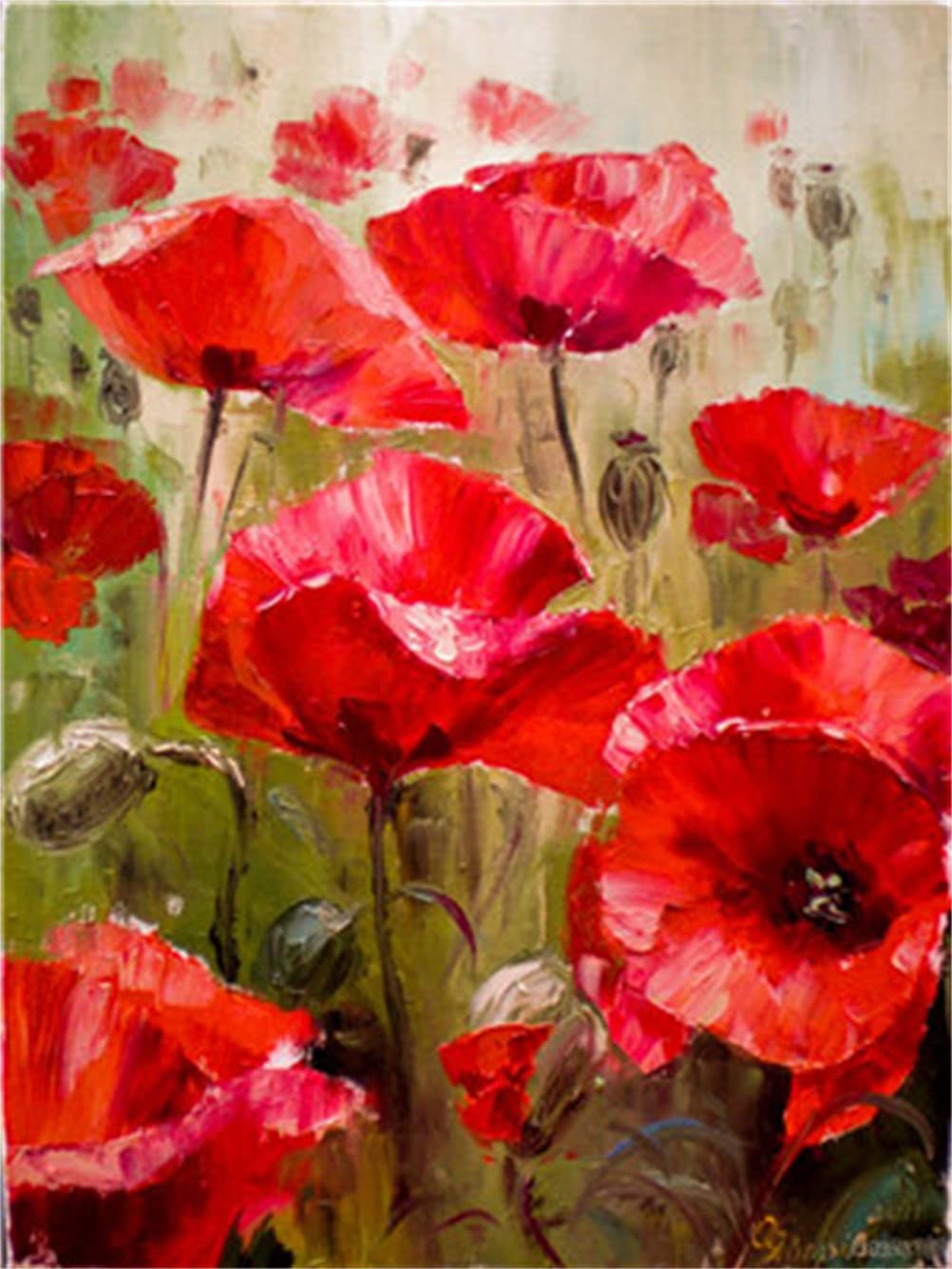 DIY Paint by Numbers Kit for Adults - Poppies Flower Design, 16x20 Inch Canvas, Ideal for Beginners-image-4feb9f53-c9e2-4d3d-9e1f-f4e5e7c96862-68056