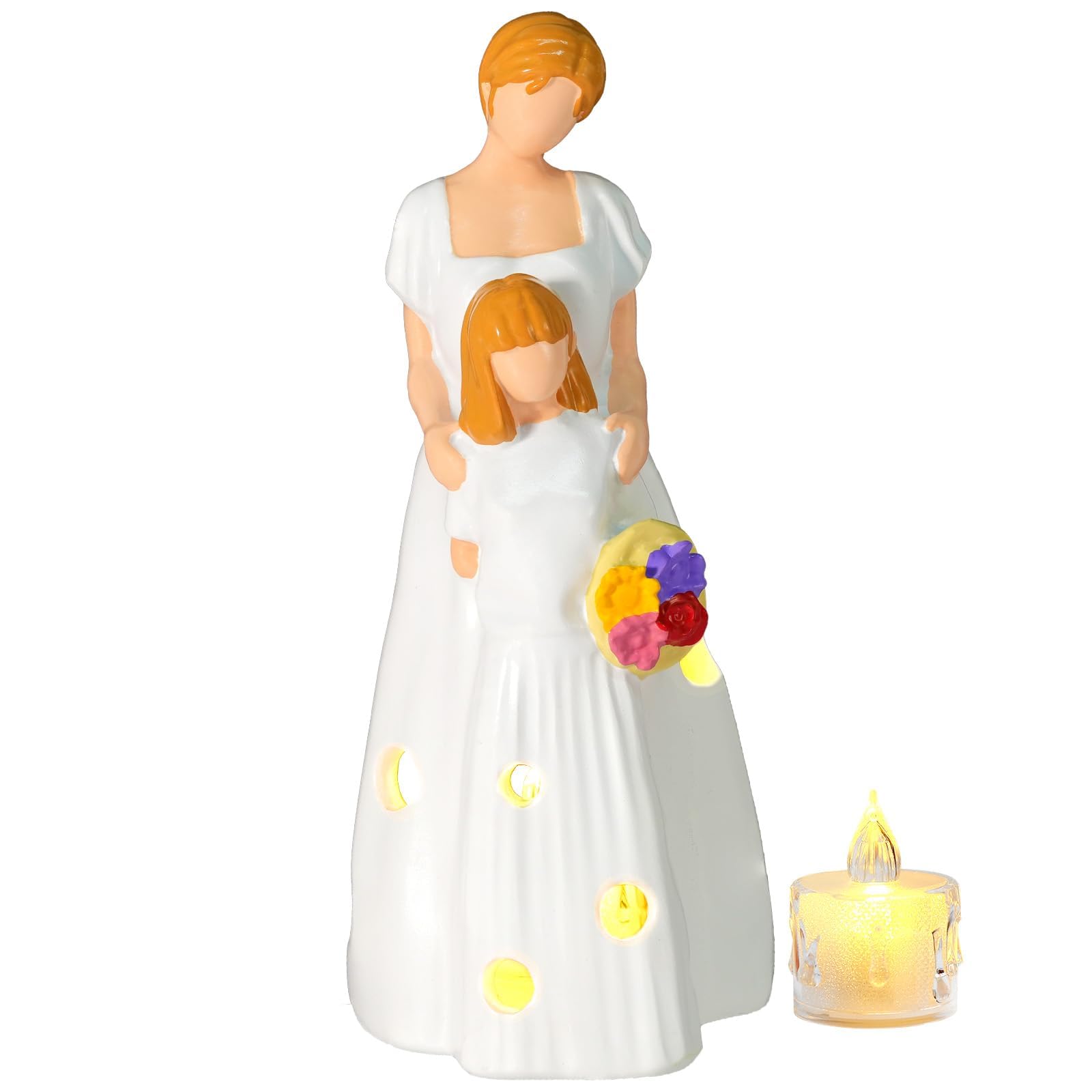 Elegant Mother & Daughter Figurines - Hand-Painted Sculptures for Mother's Day, Anniversary, Birthday Gifts-image-bcdbc355-0462-4e1a-8364-5983a3444519-53379
