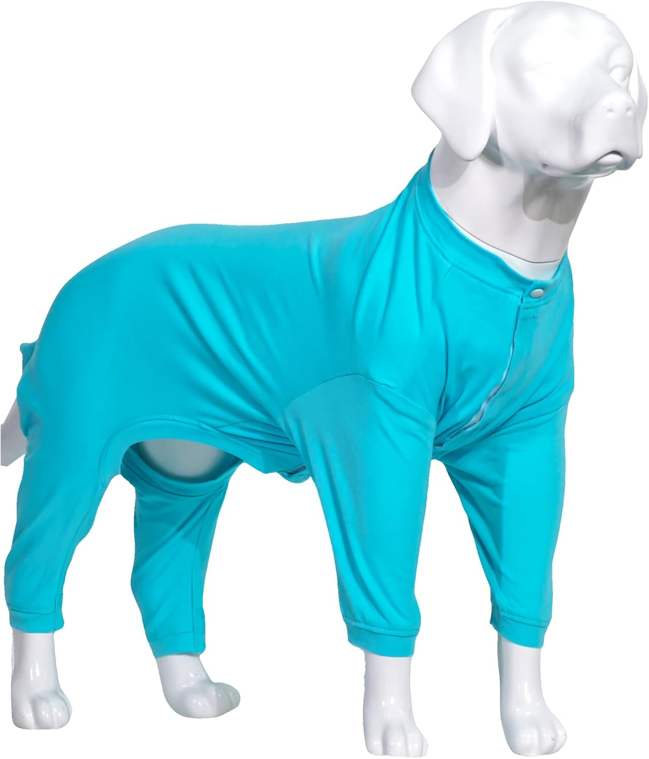 Dog Cotton Pajamas Jumpsuit - Turquoise XXXXL-image-ac72df5a-58d4-4ccf-9e66-1c61b4fca54e-99326