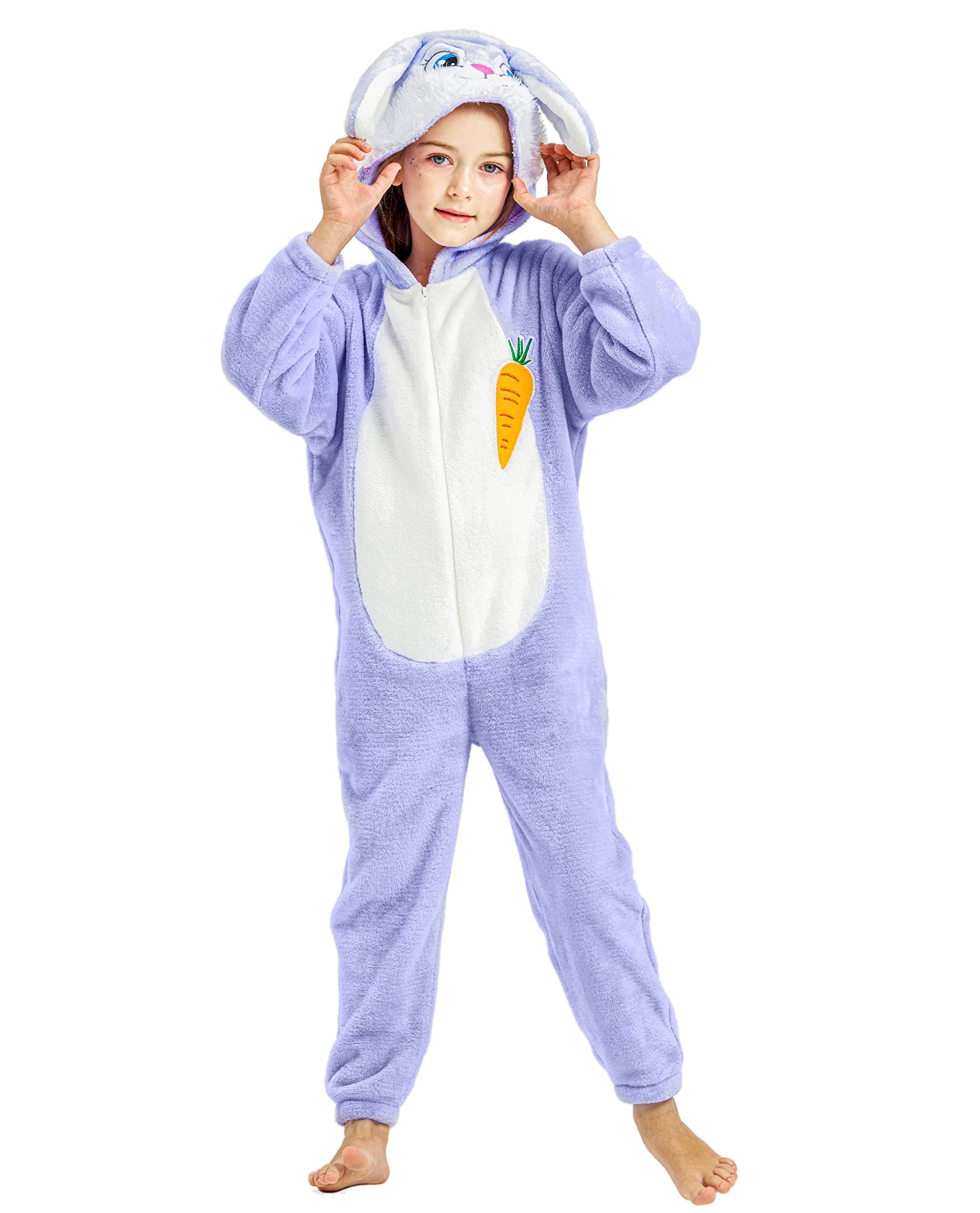 Kids Bunny Onesie Easter Rabbit Costume For Girls Hooded Animal Jumps kids-bunny-onesie-easter-rabbit-costume-for-girls-hooded-animal-jumps