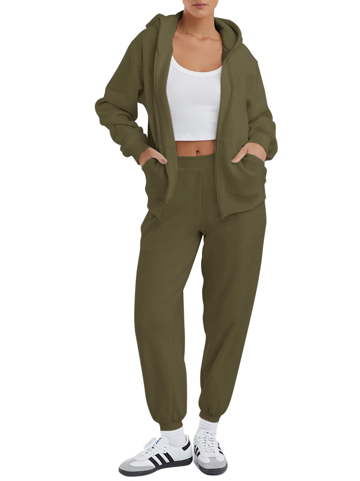 Women's Tracksuit Set - Dark Green S-image-7f7bc4f3-8286-4724-a741-5f38e6f889c0-93305