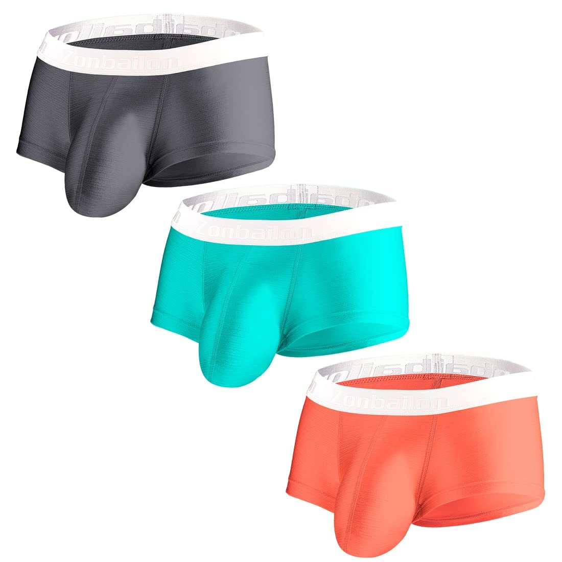 Men's Bamboo Boxer Briefs - Grey Red Blue XXL-image-ef92c819-e391-44cf-b788-617c1e002c2c-107811