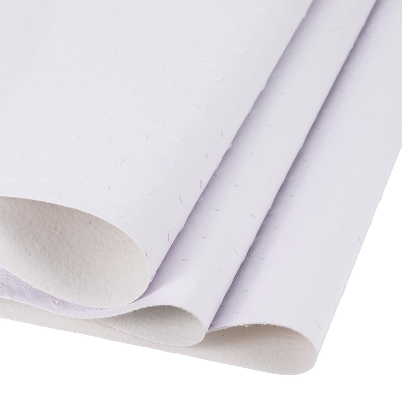 DMiotech Leather Sheet Inch Inch Ostrich PU Leather Faux 53 x 12 White-image-d7ae4376-44d6-47eb-a1a2-28b4b3cf6e39-63202