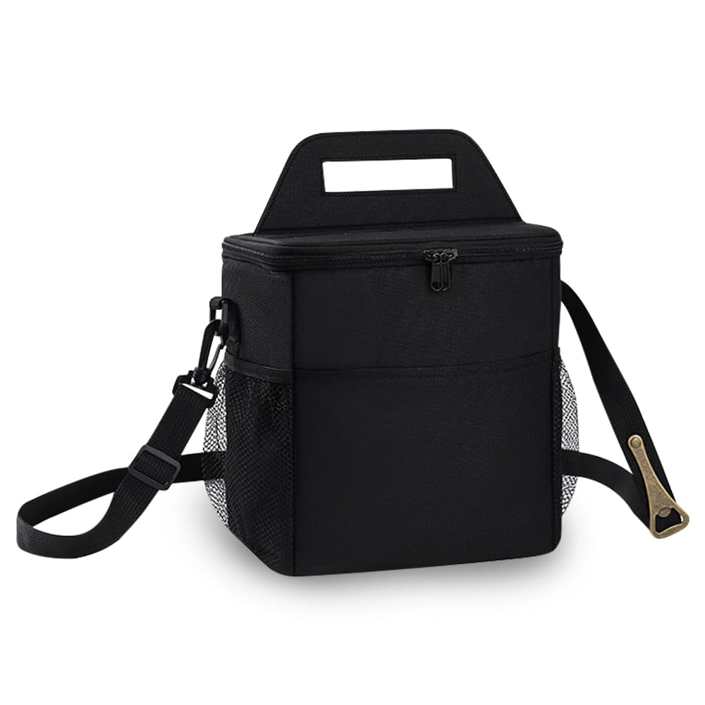 Chyaya Insulated Lunch Bag 9L Black - Leakproof & Reusable with Adjustable Strap for Work, School & Picnic-image-c6246380-1c96-48a5-864d-a7692be8d591-53420