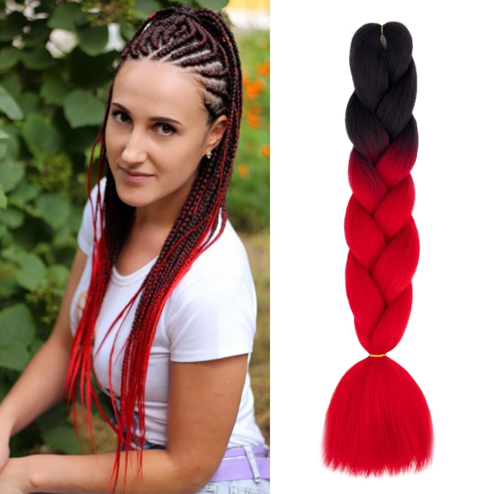 Extensions Extension 1pack 24inch Extensions Box 100g, Black-Red-image-9b0a2f3d-c9e6-41b8-97b5-cad9fd268ba6-55996