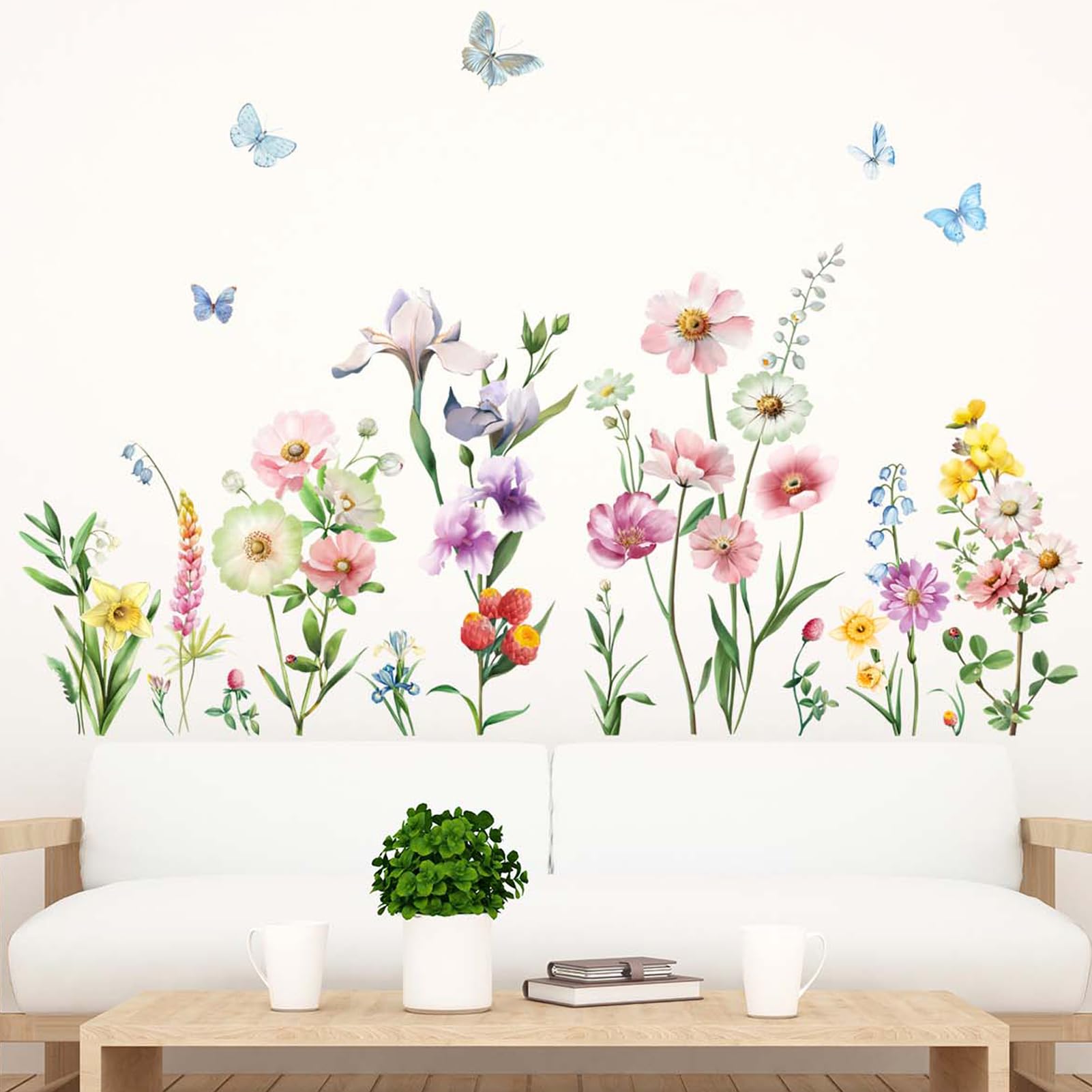 Amimagen Watercolor Flower Wall Stickers - Wildflower Floral-image-bc9adbab-f865-471d-a559-d2c762b77cb8-52963