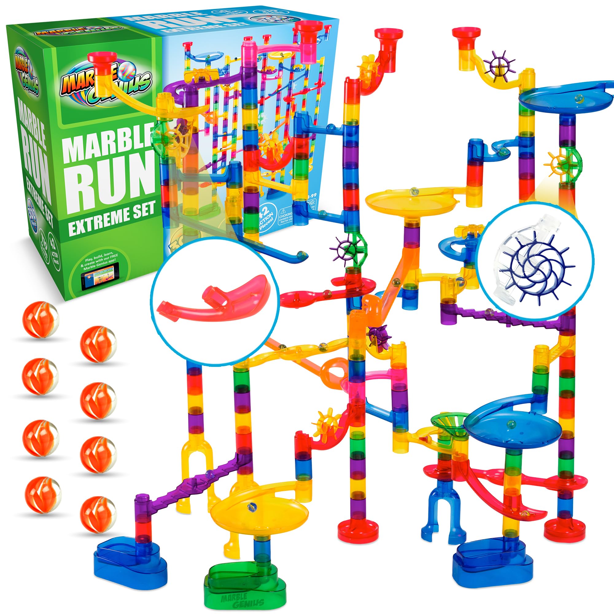 Marble Run 300 Piece STEM Set - Multicolour Extreme