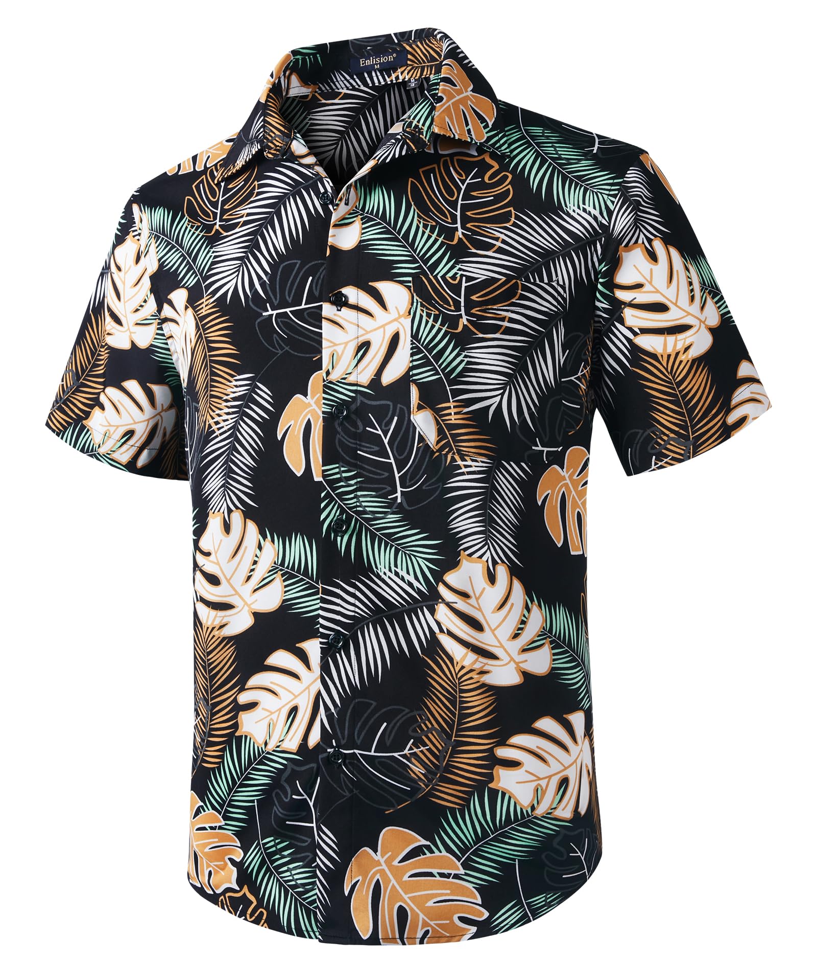 Men's Hawaiian Shirt - Black 3XL-image-7e29ed93-7467-4515-9e21-e87600fa2e00-103201