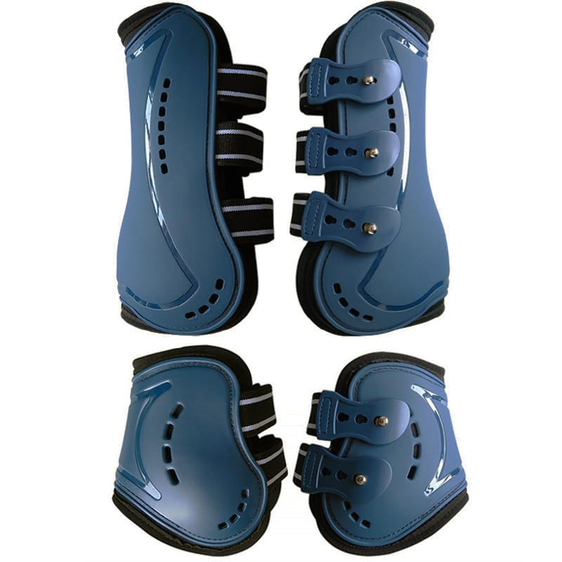 Horse Gaiters & Fetlock Boots Set - Navy Blue M-image-04bb398f-1cd7-41c2-9d81-4fc31175c701-110759