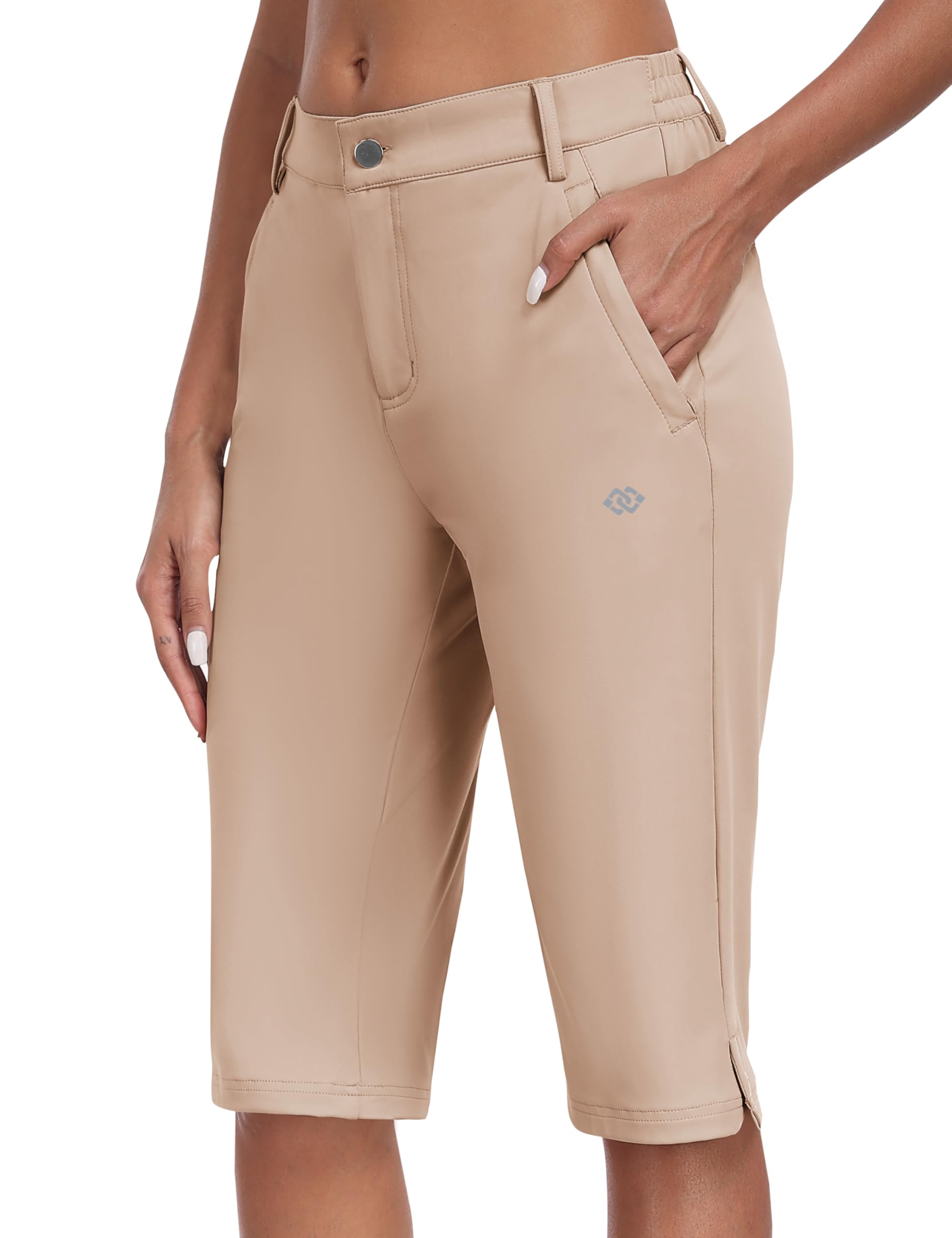 Women's Capri Cargo Pants - Khaki XL-image-587bfc40-6f77-4402-9f34-696fa240219b-102523
