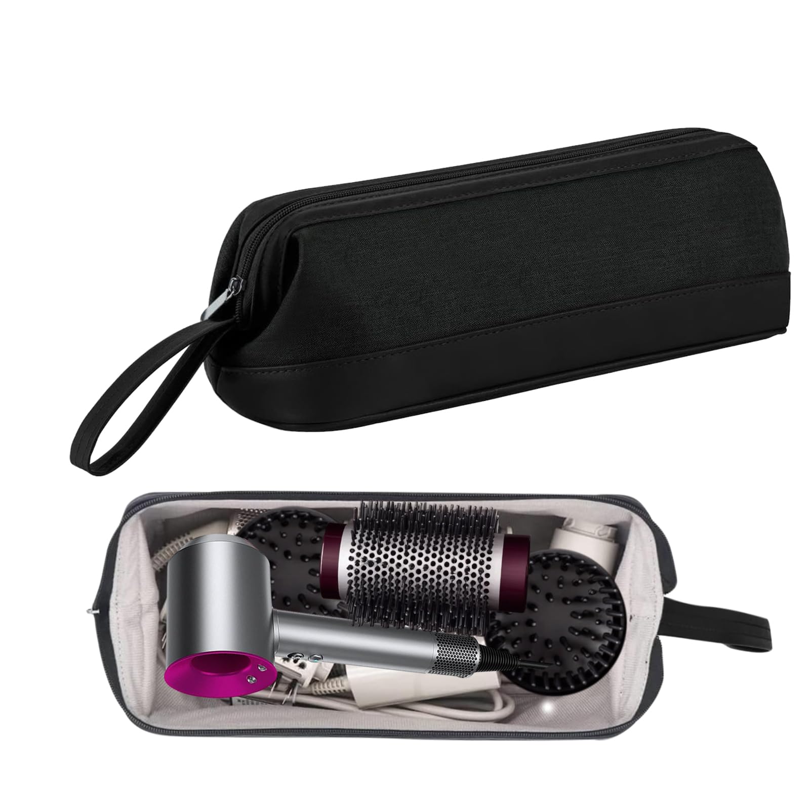 Bdfgh Travel Case Storage Bag for Dyson Airwrap and Shark Flexstyle