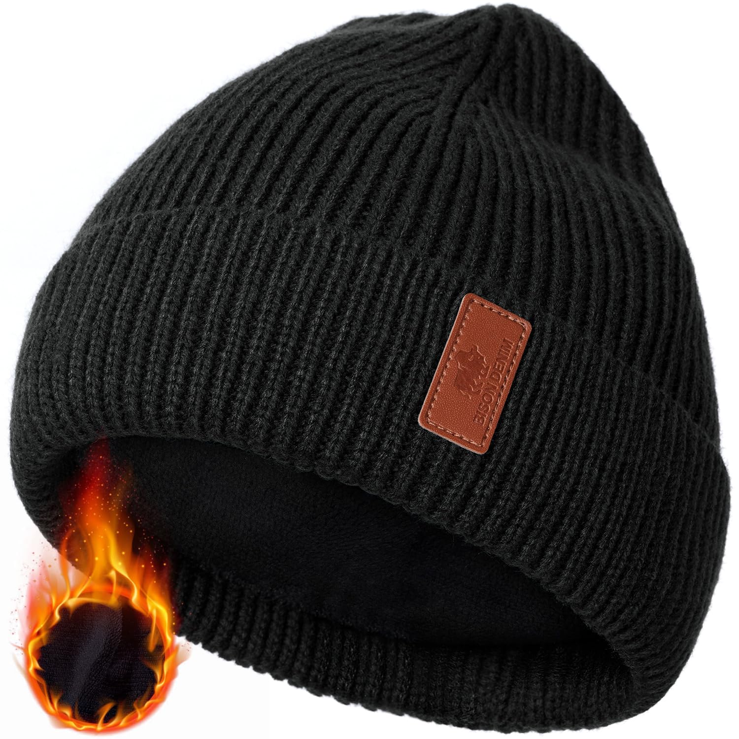Unisex Knit Winter Beanie - Black L-image-f67412b6-213c-461f-b6c2-8af7f2df1b62-105960