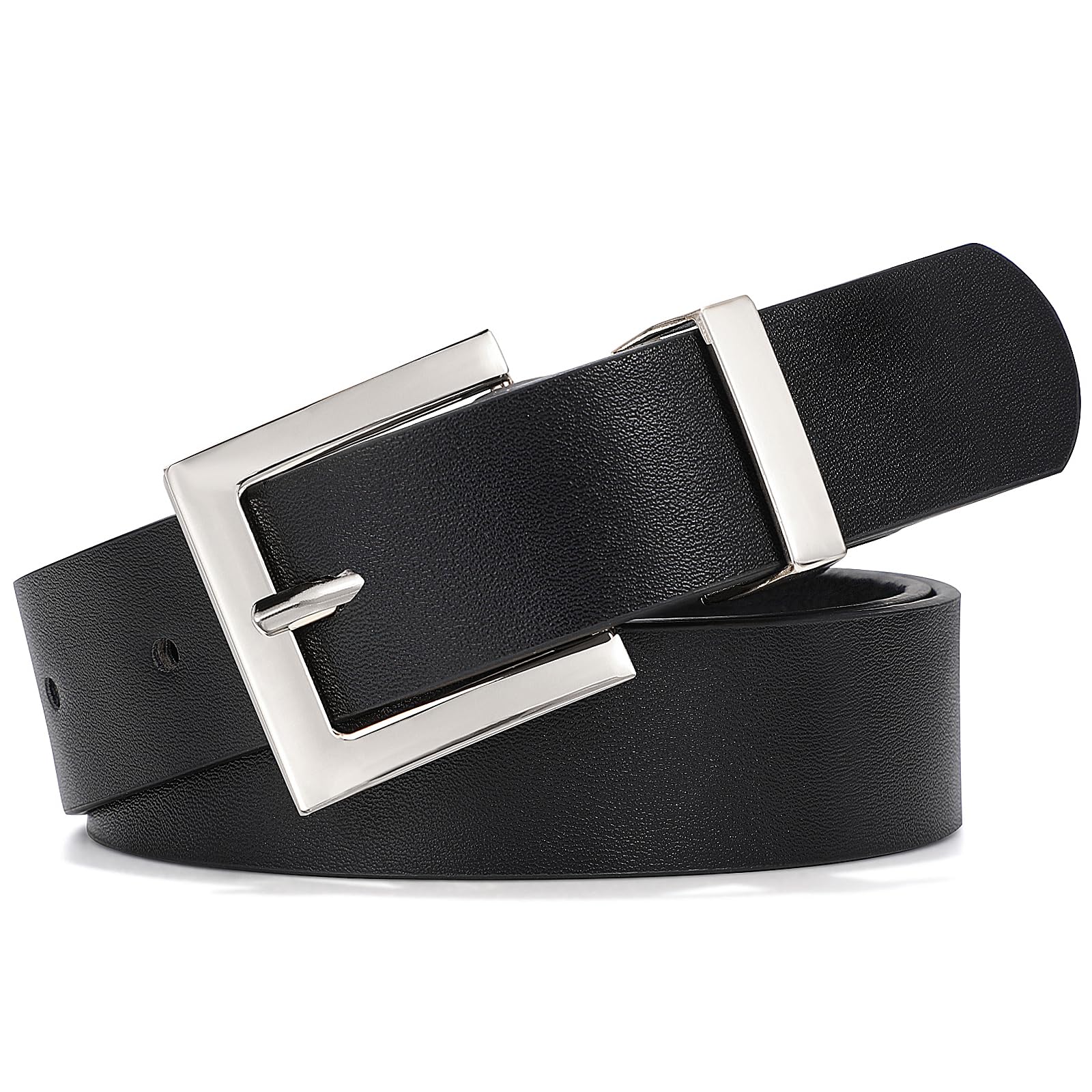 Women's Leather Belt for Jeans With Buckle - XZQTIVE Gold Black-image-aa161476-25c2-4ab3-84db-03cbea2949e7-58950