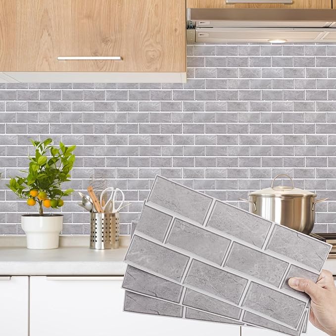 Tile Stickers Brick Design - Grey 15x30cm-image-4ae569a0-0cd6-4825-995e-045f6d671d67-102752