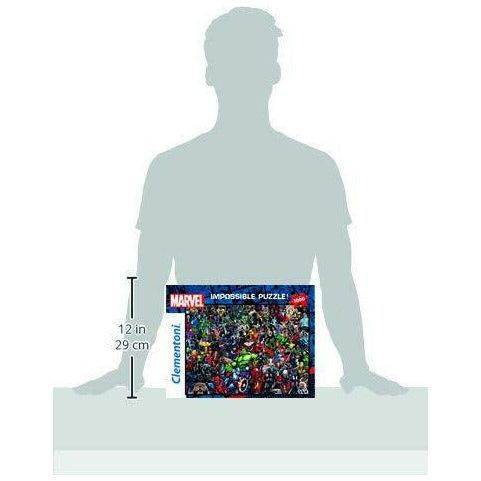Clementoni Marvel 39611 Puzzle pour adulte 80° -1000 pièces Fabriqué en Italie Sans couleur