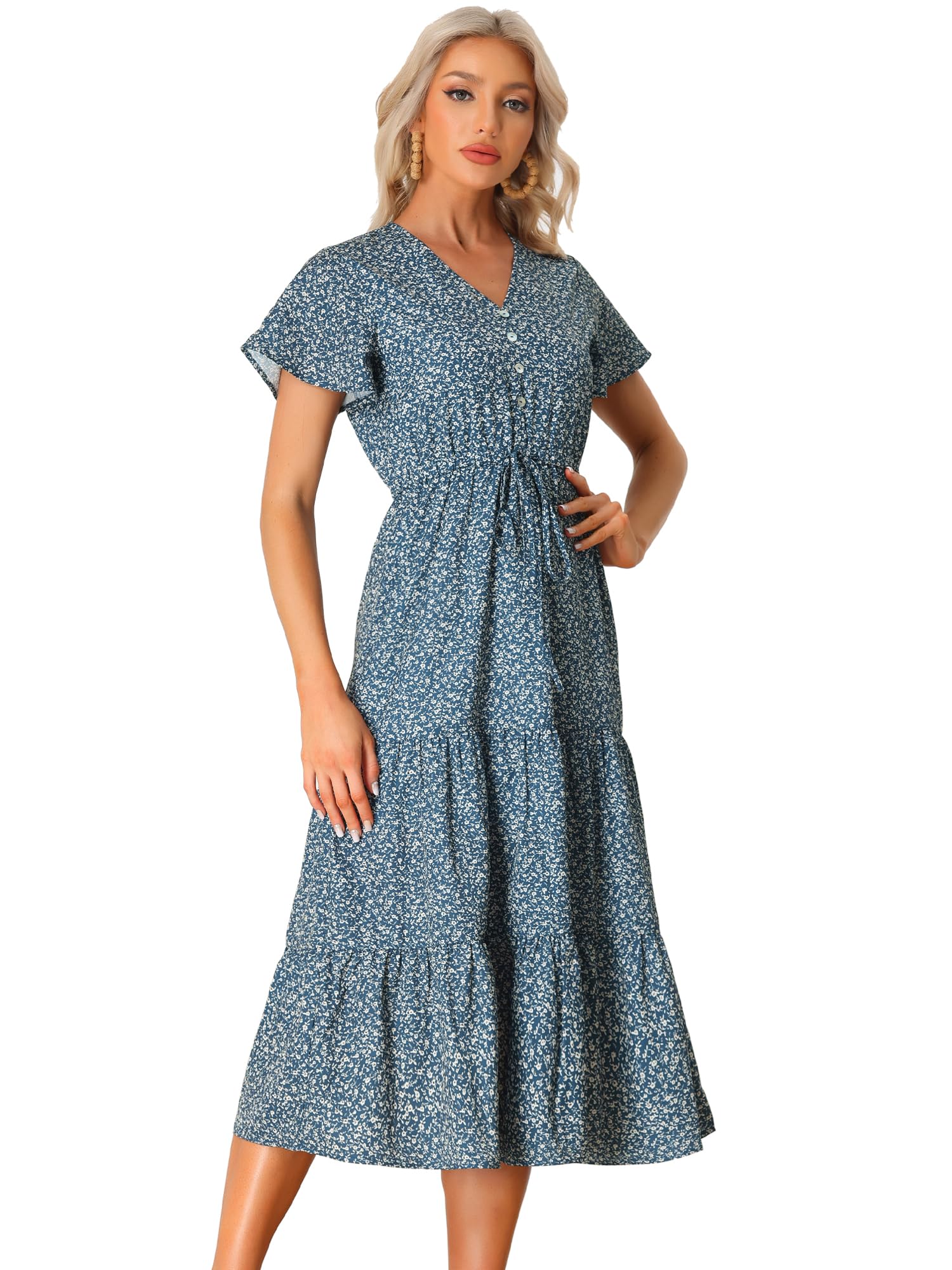 Boho Floral Midi Dress - Dark Blue S-image-d84511e5-f9c1-48ae-b9f9-58879f5d9e3e-114155