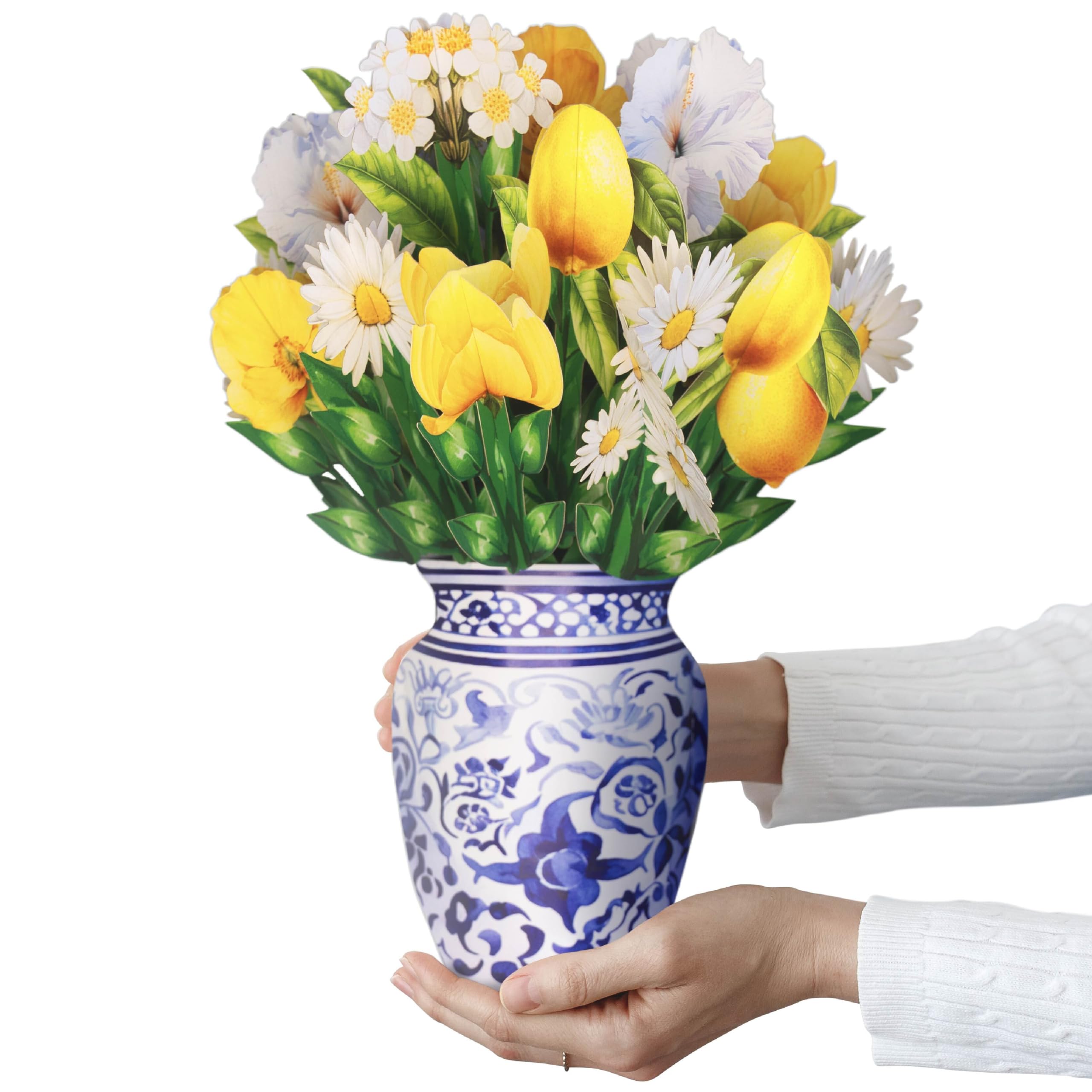 Pop-Up Flower Bouquet Card - 3D Yellow Floral Design for Birthdays & Get Well Wishes-image-fff99569-1ad9-4dae-9032-19c90afaed1b-69771