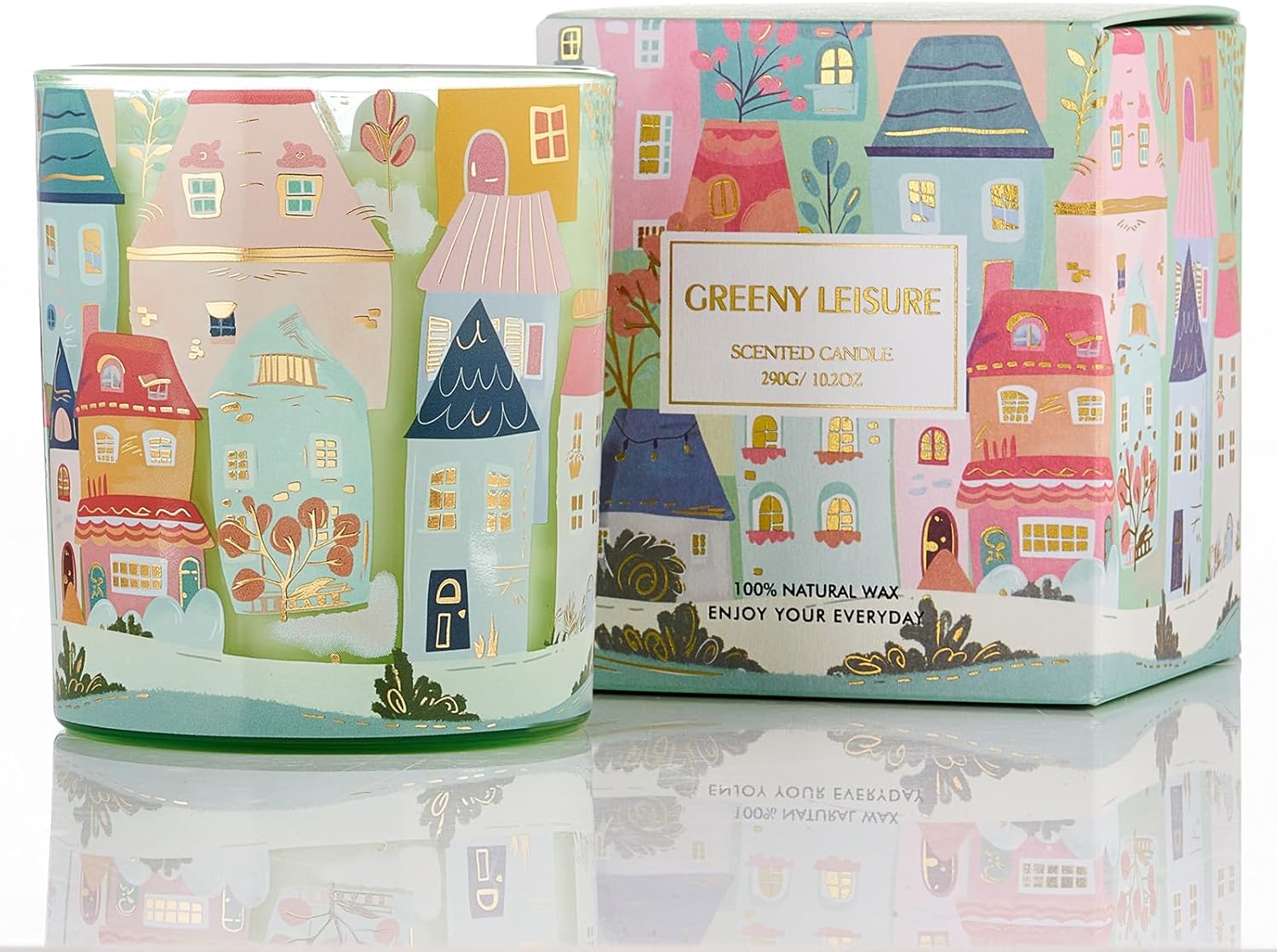 Soy Wax Candle Natural Scent - Greeny Leisure-image-8d7f9949-6e4d-4ac6-b19b-3348ec6cdaa3-121434