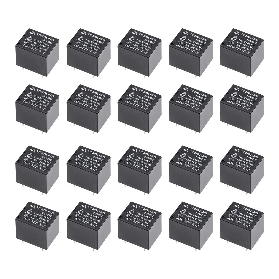sourcing map Pcs DC Coil SPDT PCB 20 JQC-3FF-S-Z 12V 5P-image-108c0b1b-e06a-431f-bc77-4feb8b6797a6-62549