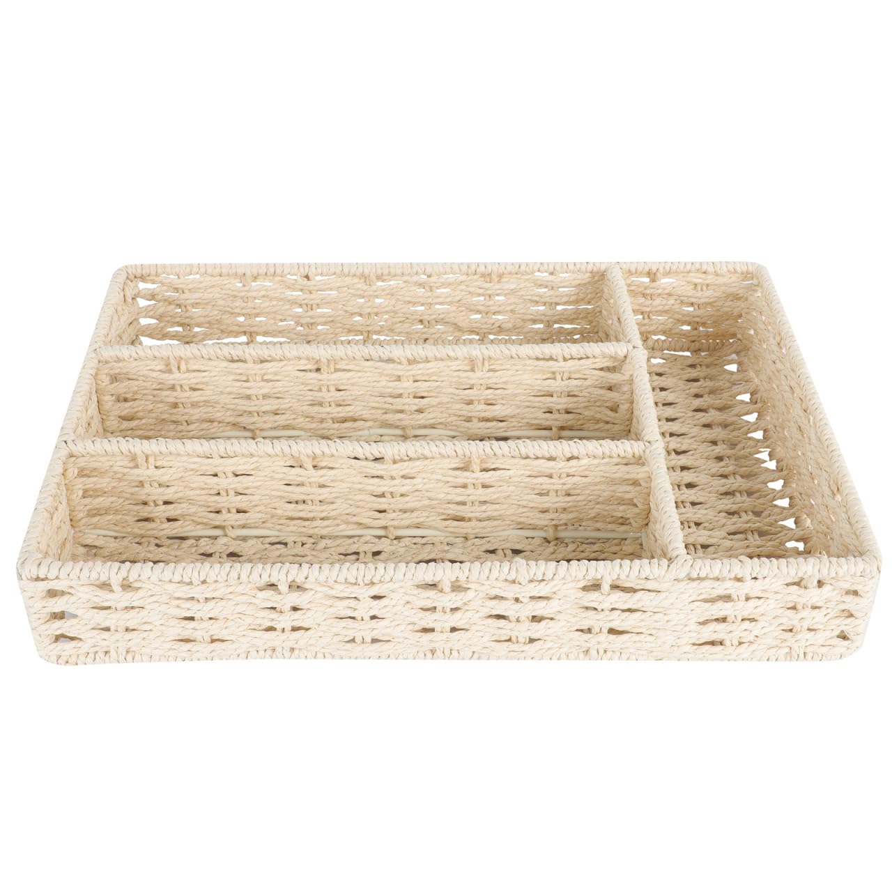 Elegant Beige Wicker Storage Baskets with Compartments for Countertops & Shelves-image-4e58a72e-f1eb-4f27-85ef-d3385e27e48c-58514