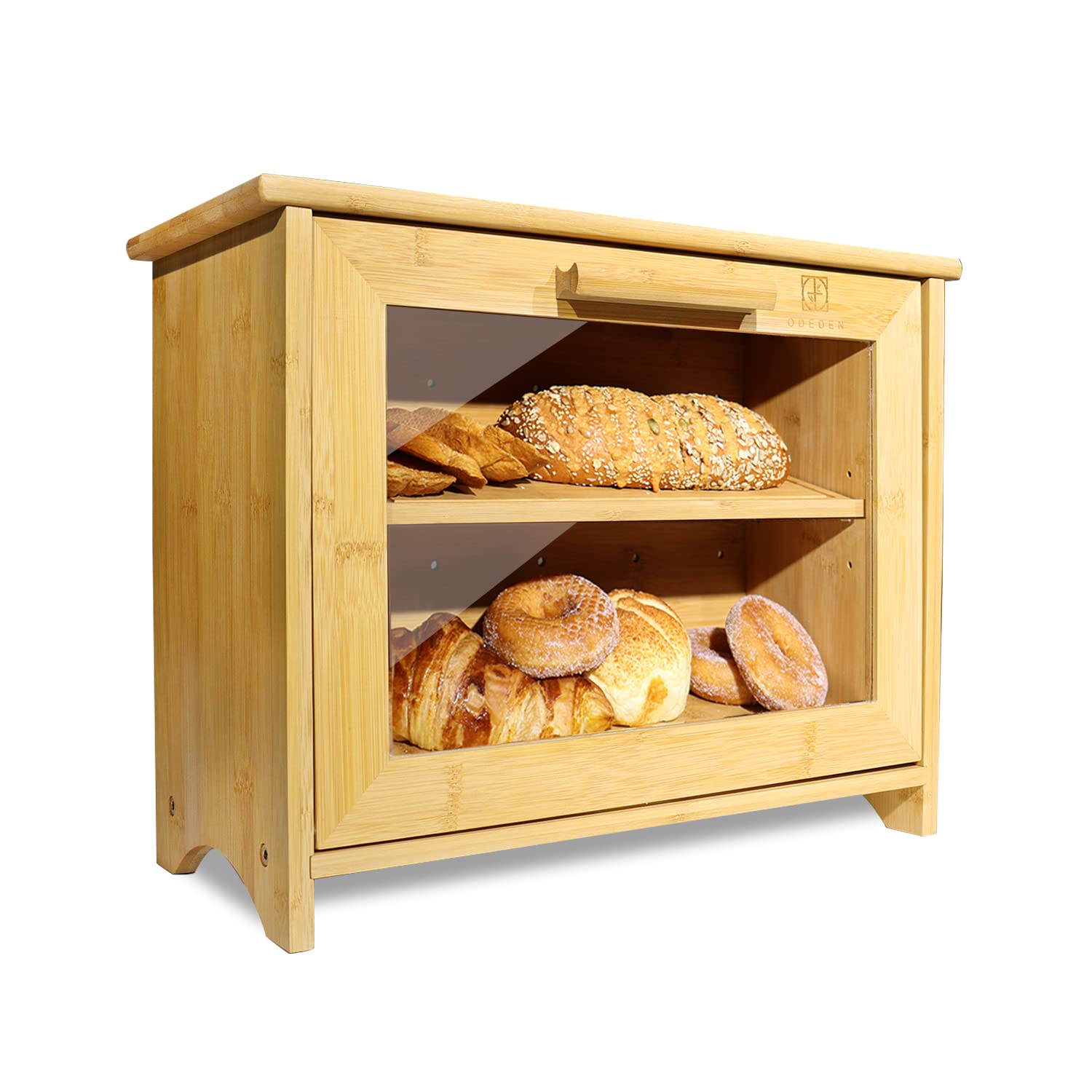 Two-Layer Bamboo Bread Bin - Natural Colour-image-dfd51dd0-8814-4c87-9d18-7e83f98a7f14-105716