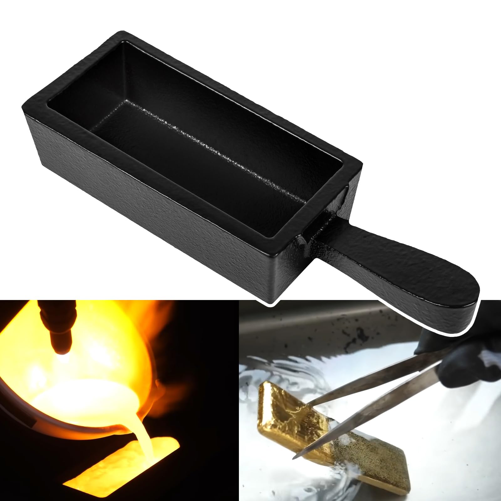 Cast Iron Ingot Mold - Black 100oz-image-2902fcbf-7150-4844-884d-fbfa35203e87-109773
