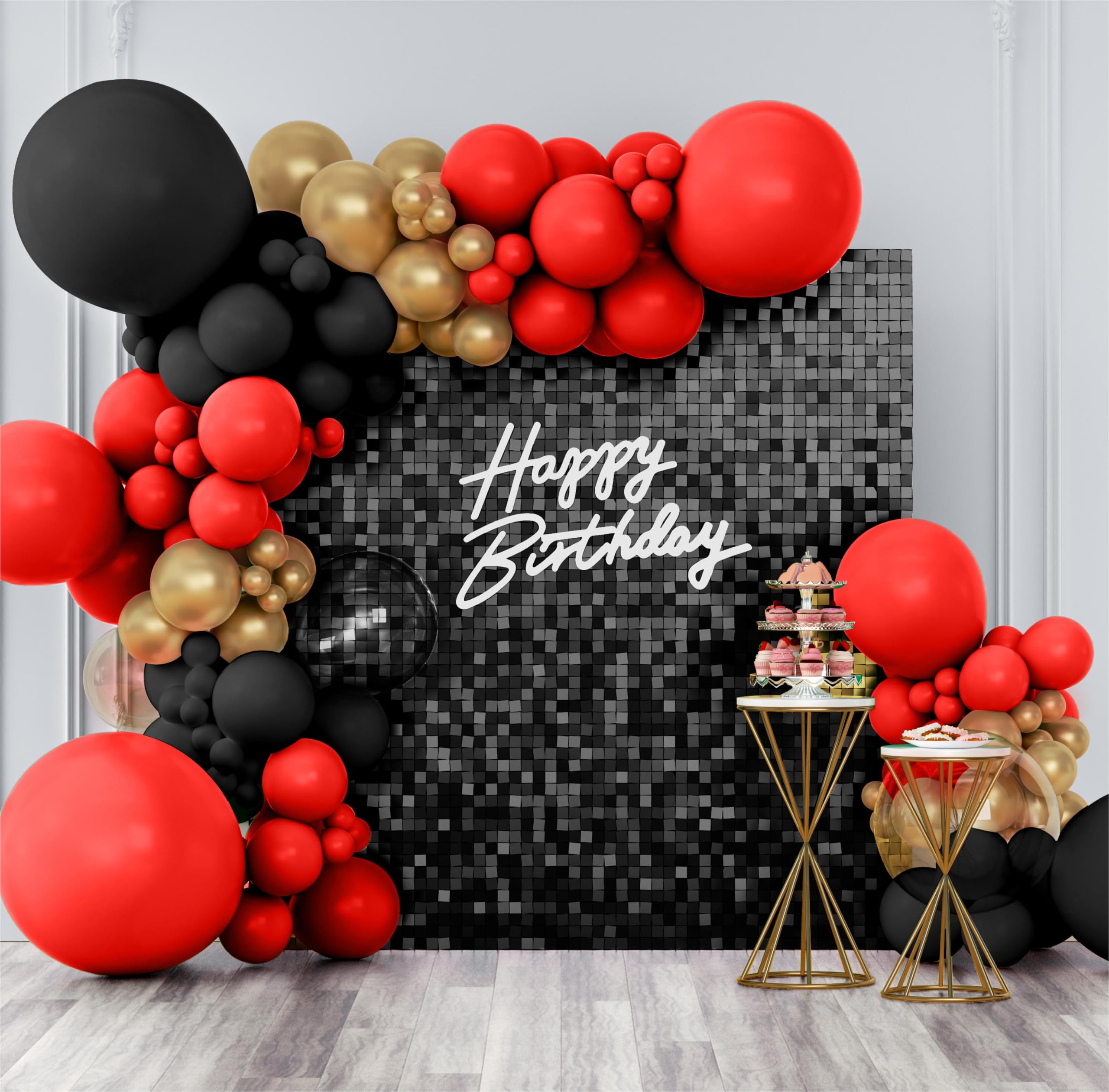 Black Sequin Wall Backdrop - 30x30cm 24pcs-image-a4776366-8118-47ca-bca8-86ba2ca2a743-82807