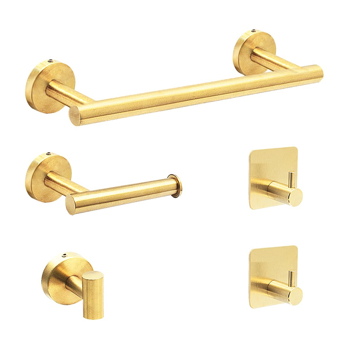 5 Piece Bathroom Accessories Set - Gold M-image-e73690a0-a42e-40df-9a88-ad7236c300fa-110620