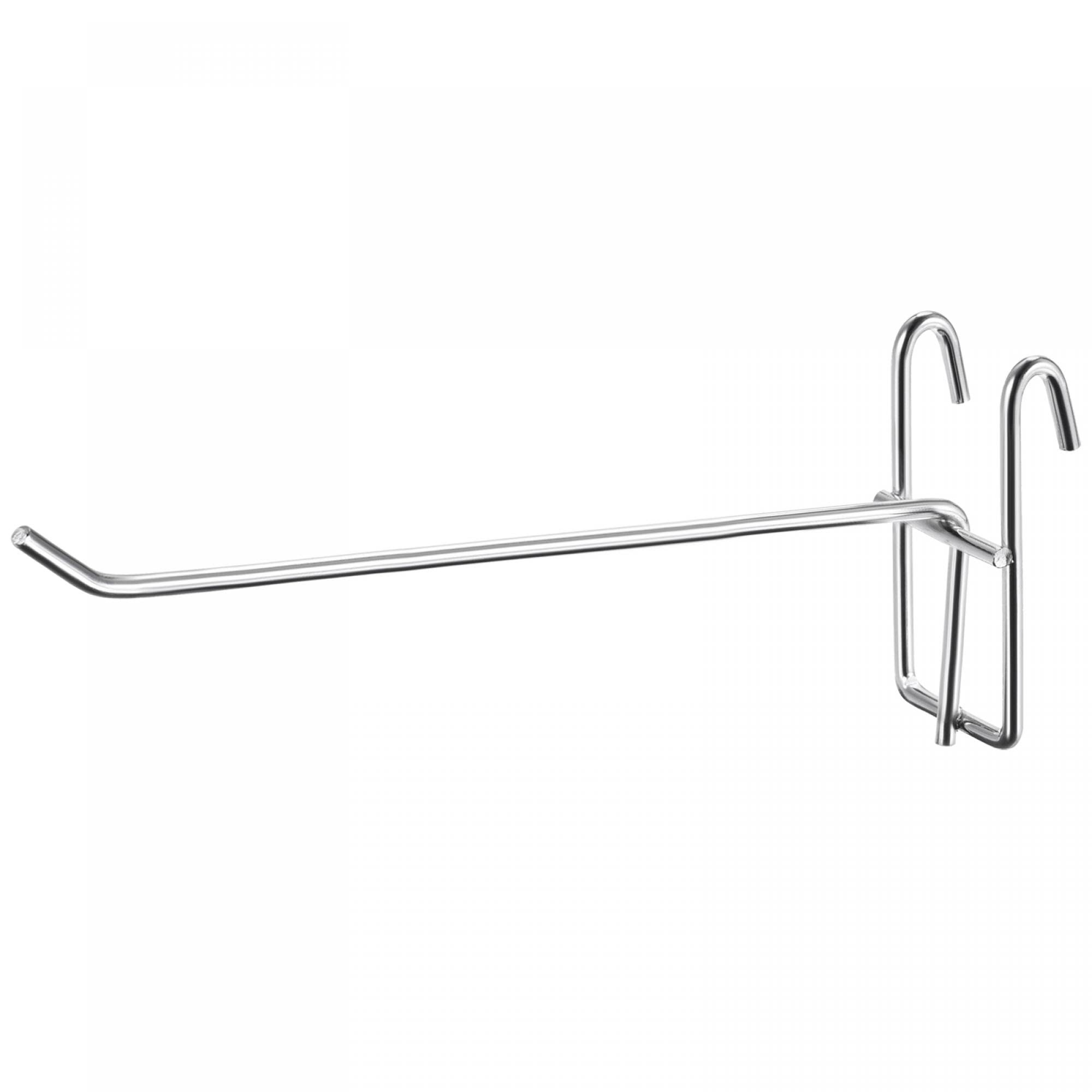 8 Inch Silver Grid Wall Display Hooks Pack of 10 - Ideal for Storage & Organisation-image-bb964954-7fff-4de8-9dba-f7b2451701bd-60754
